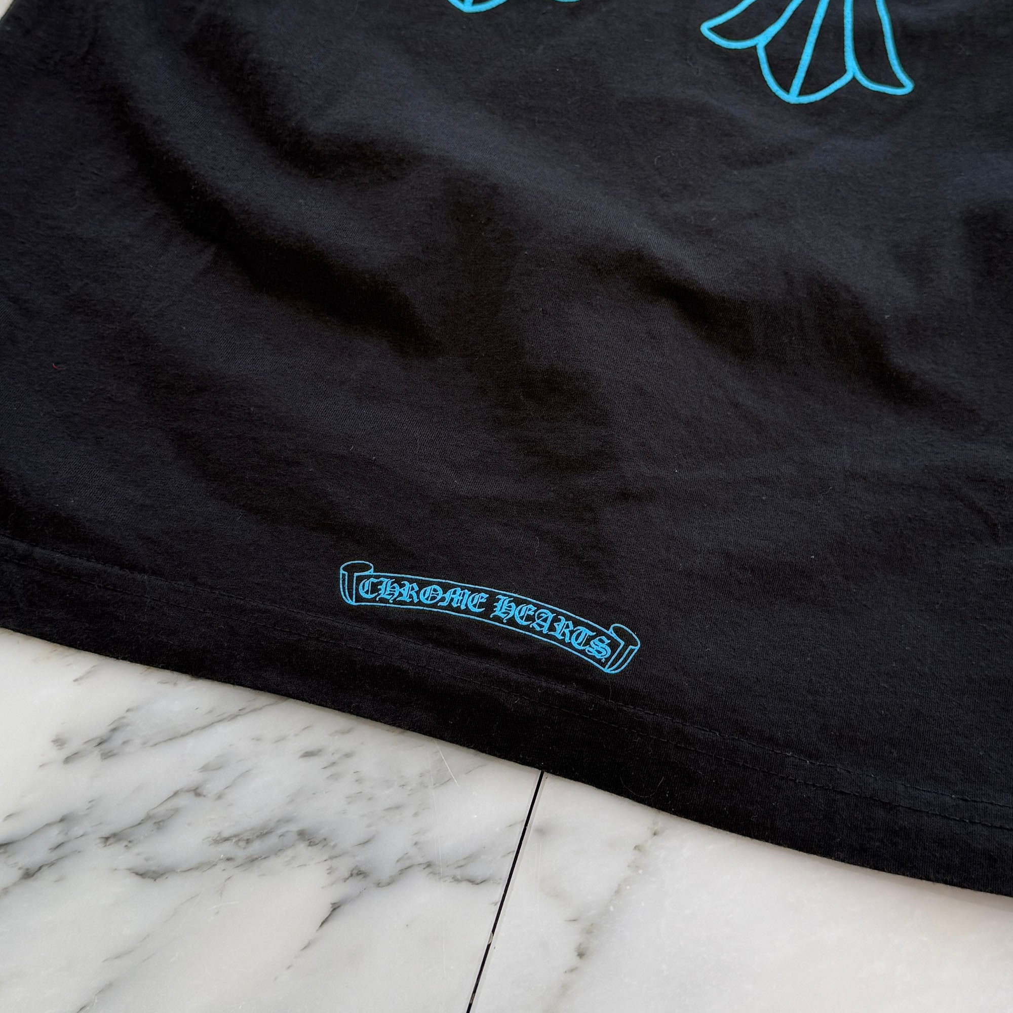 CHROME HEARTS 3 Blue Cross Tee Size M クロムハーツ 3 ブルークロス Tシャツ サイズＭ