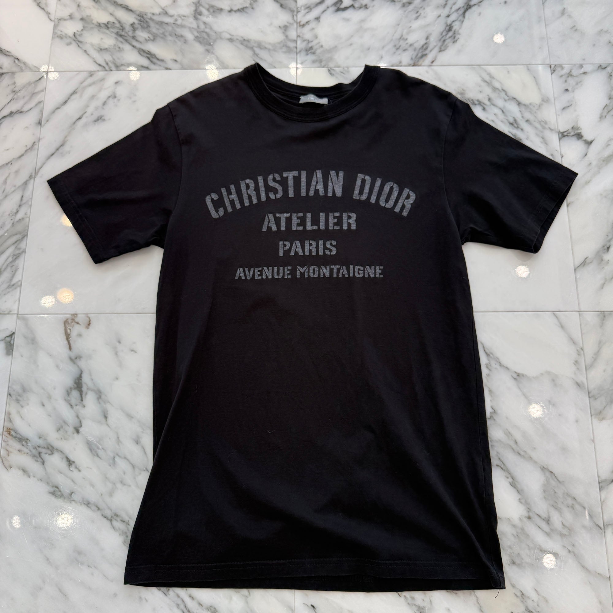 DIOR 2021SS Atelier Logo Print Tee 043J615A0589 Size S ディオール