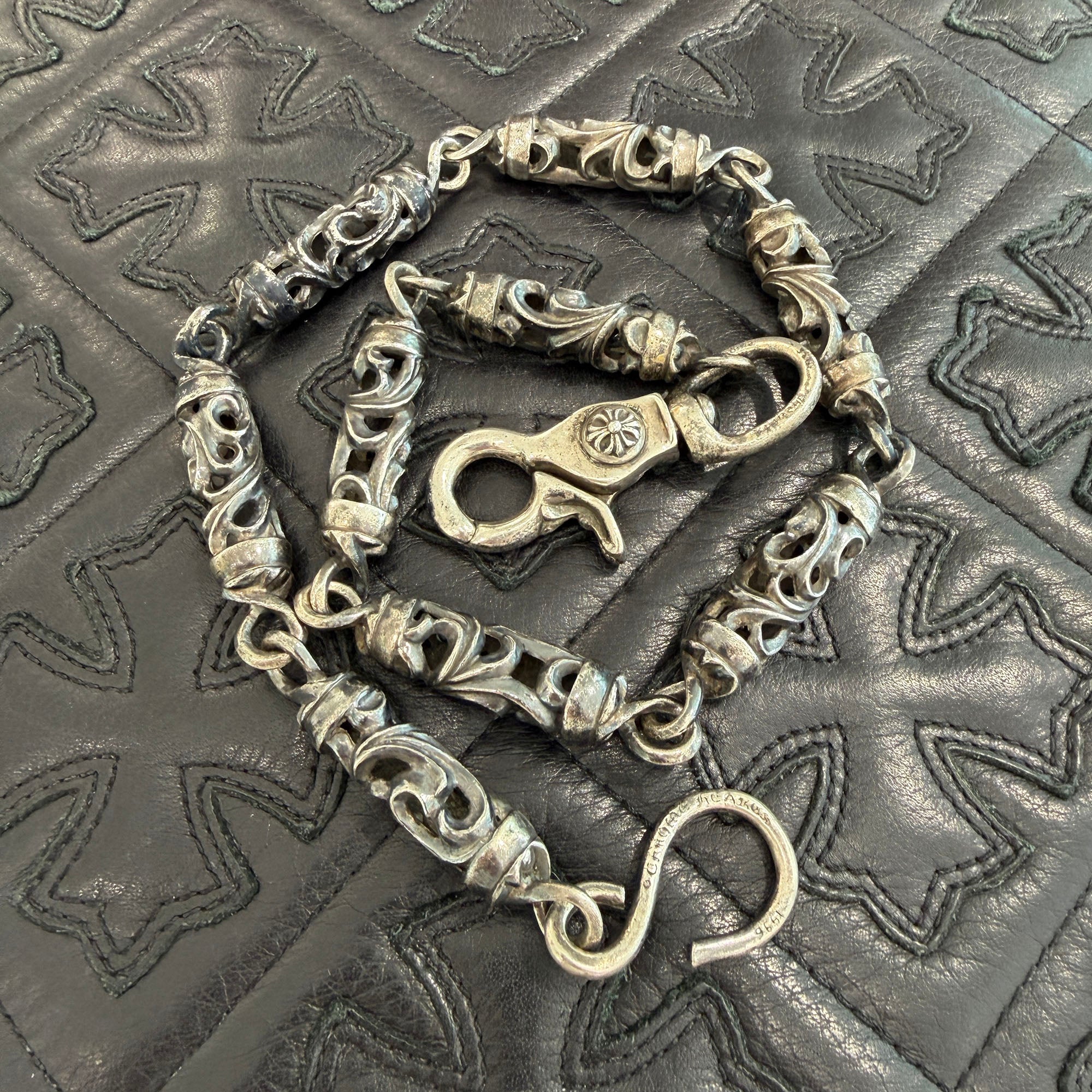 CHROME HEARTS 1 CLIP ROLLER Wallet Chain Size 9 LINKS クロムハーツ 1クリップ ローラー ウォレットチェーン サイズ 9リンク