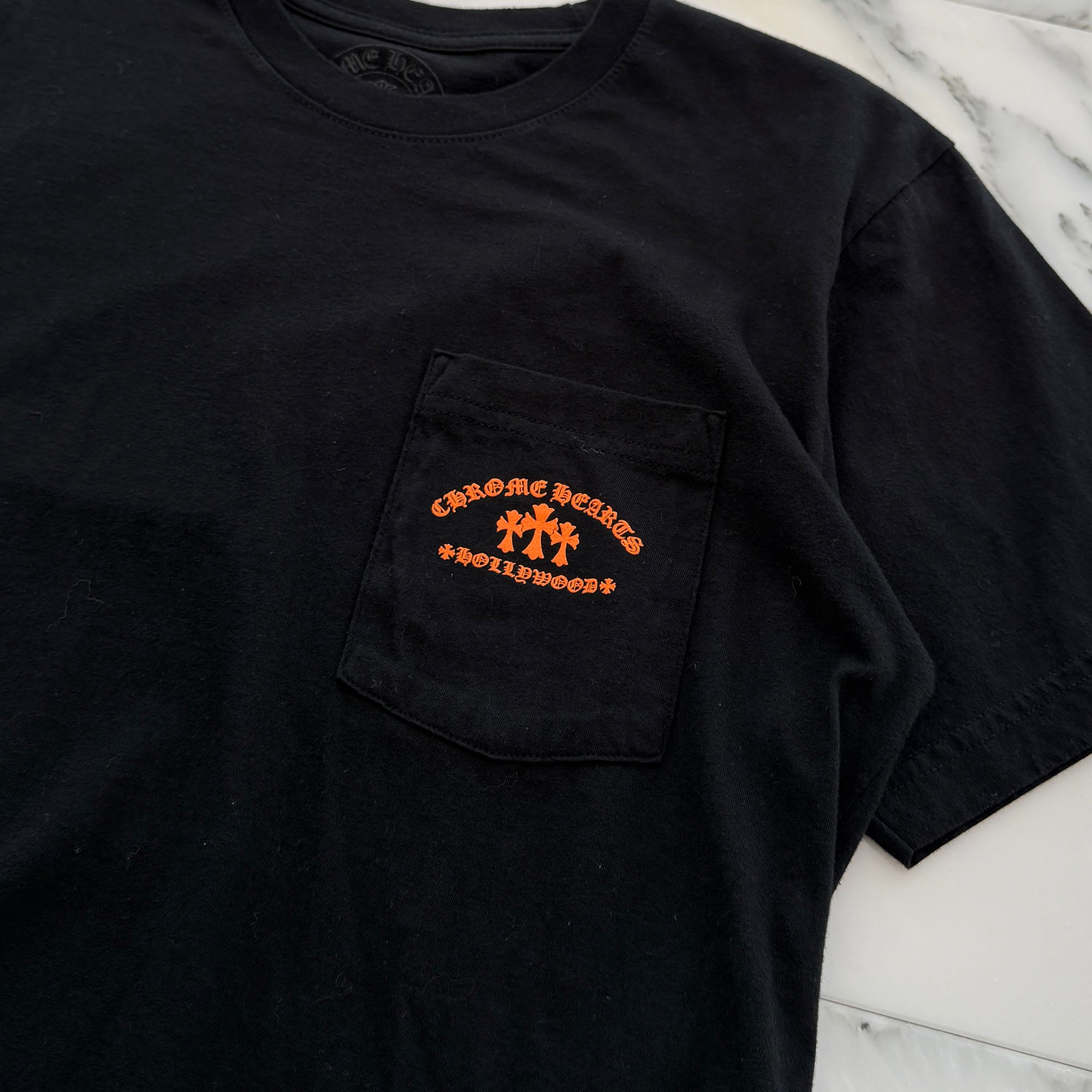 CHROME HEARTS King Taco 3 Cemetery Cross Print Tee Size M クロムハーツ キングタコ 3 セメタリークロス プリント Tシャツ サイズM