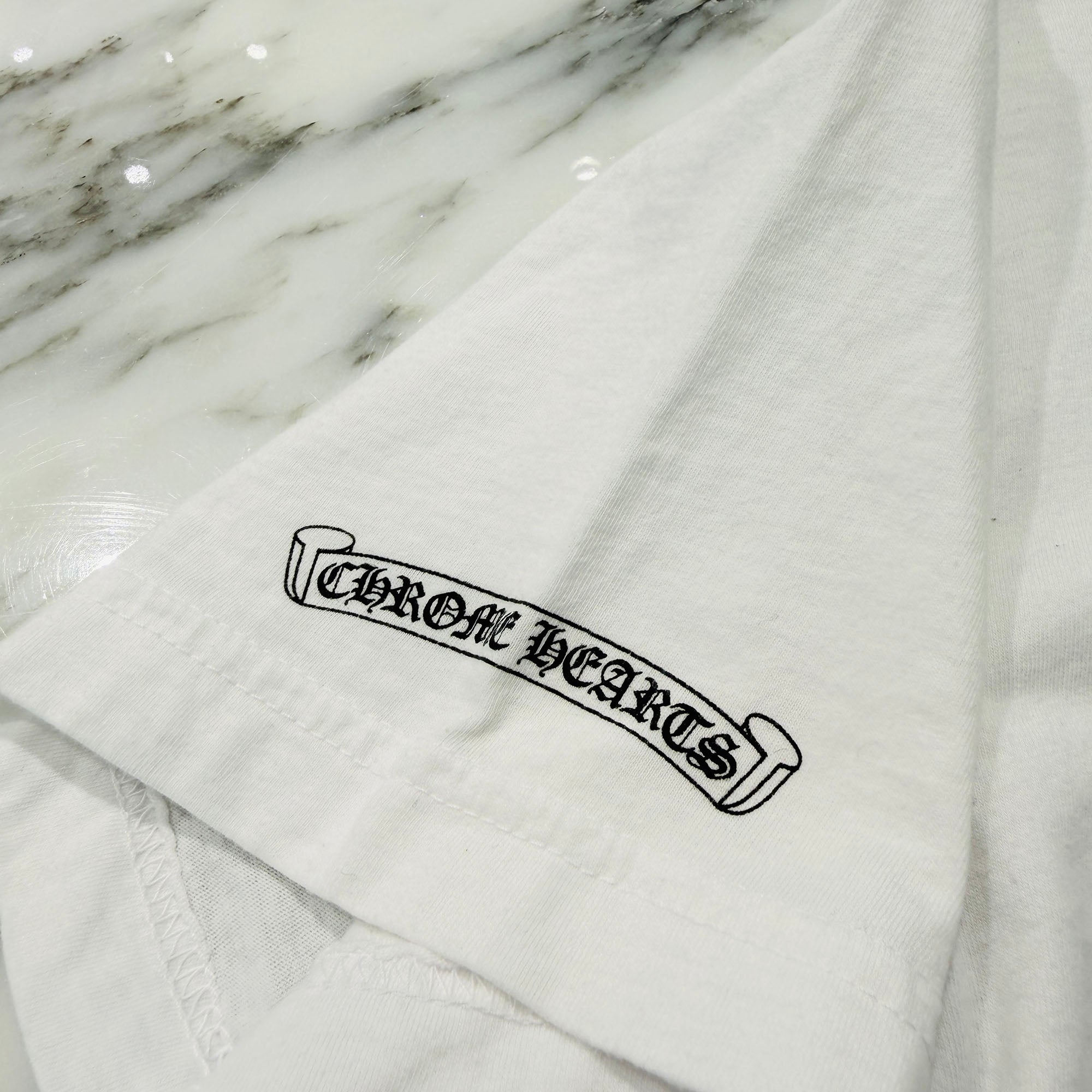 CHROME HEARTS Gradient Dagger Horseshoe Print Tee Size XS クロムハーツ グラデーション ダガー ホースシュー プリント Tシャツ サイズXS