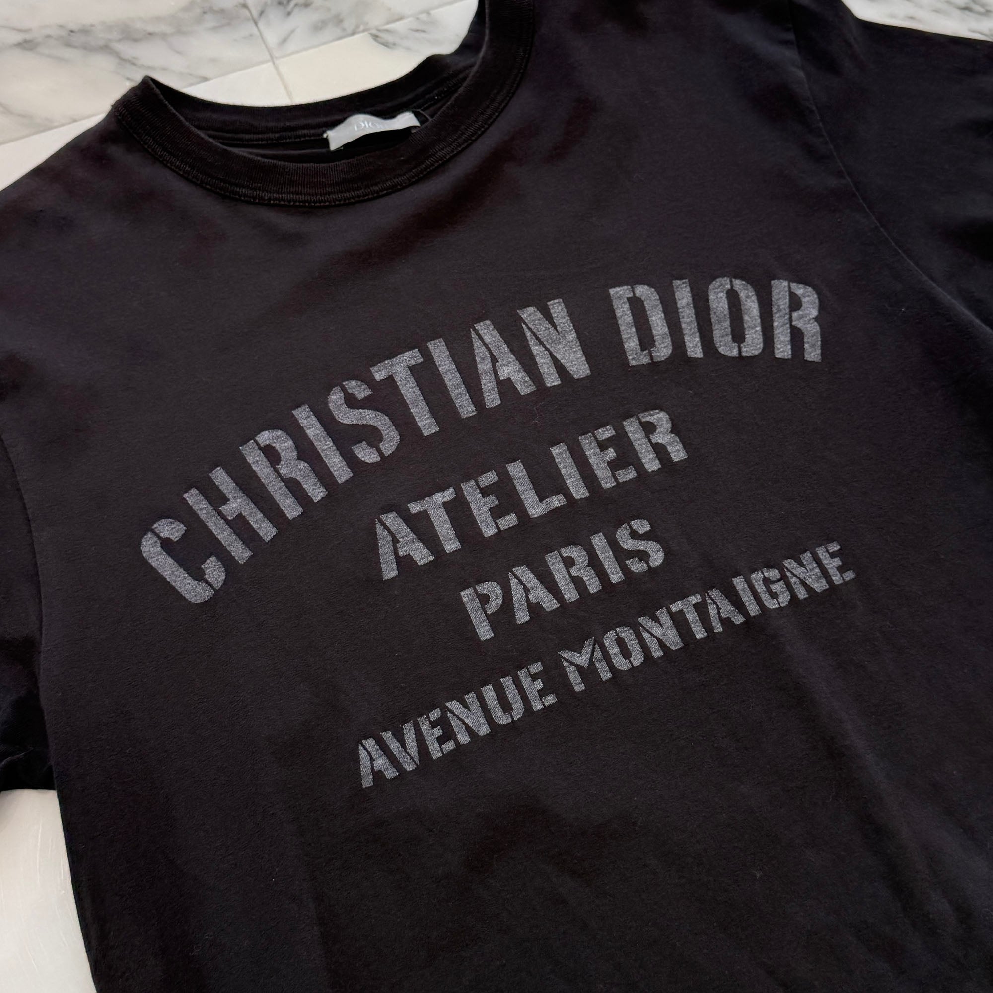 DIOR 2021SS Atelier Logo Print Tee 043J615A0589 Size S ディオール アトリエ ロゴプリント Tシャツ サイズS