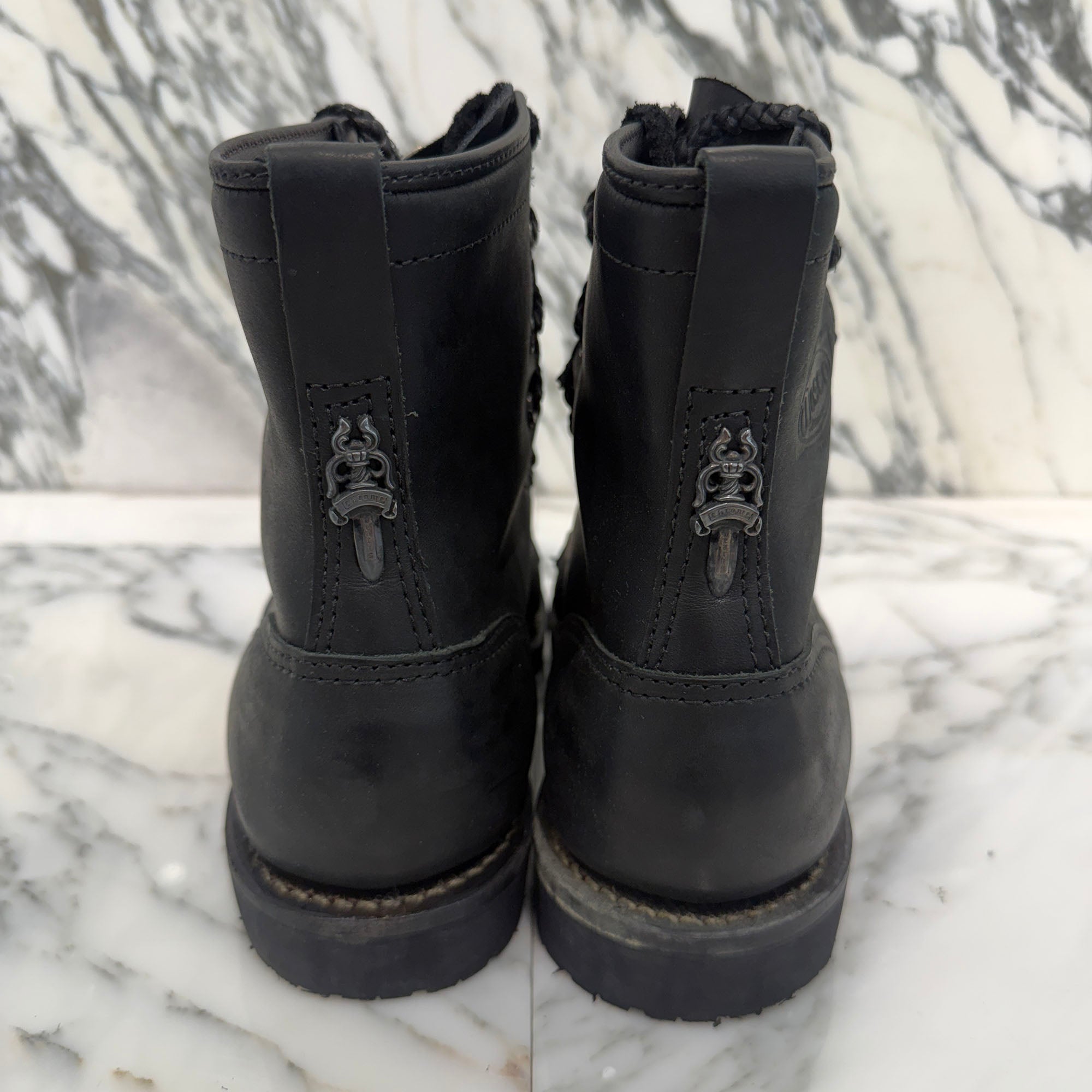 CHROME HEARTS × WESCO Custom JOBMASTER Leather Boots Size 7 1/2E (約25.5cm～26.0cm) クロムハーツ × ウエスコ カスタム ジョブマスター レザーブーツ サイズ7 1/2E (約25.5cm～26.0cm)