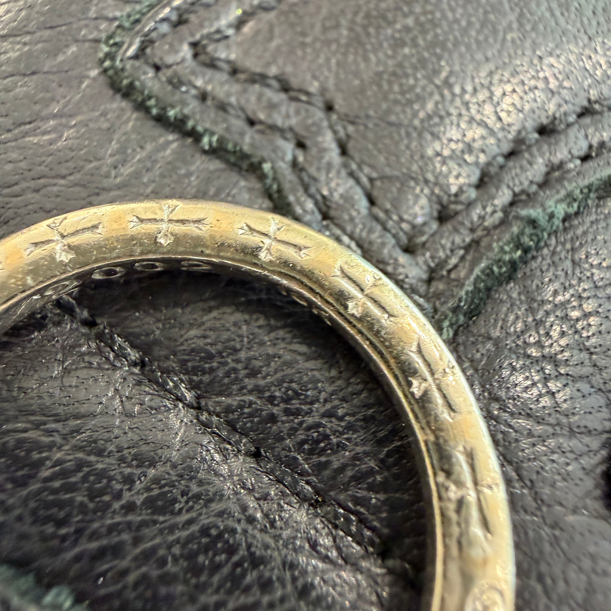 CHROME HEARTS 18K WG 3mm Spacer Ring Size 20号 クロムハーツ 18K ホワイトゴールド 3mm スペーサー リング サイズ20号