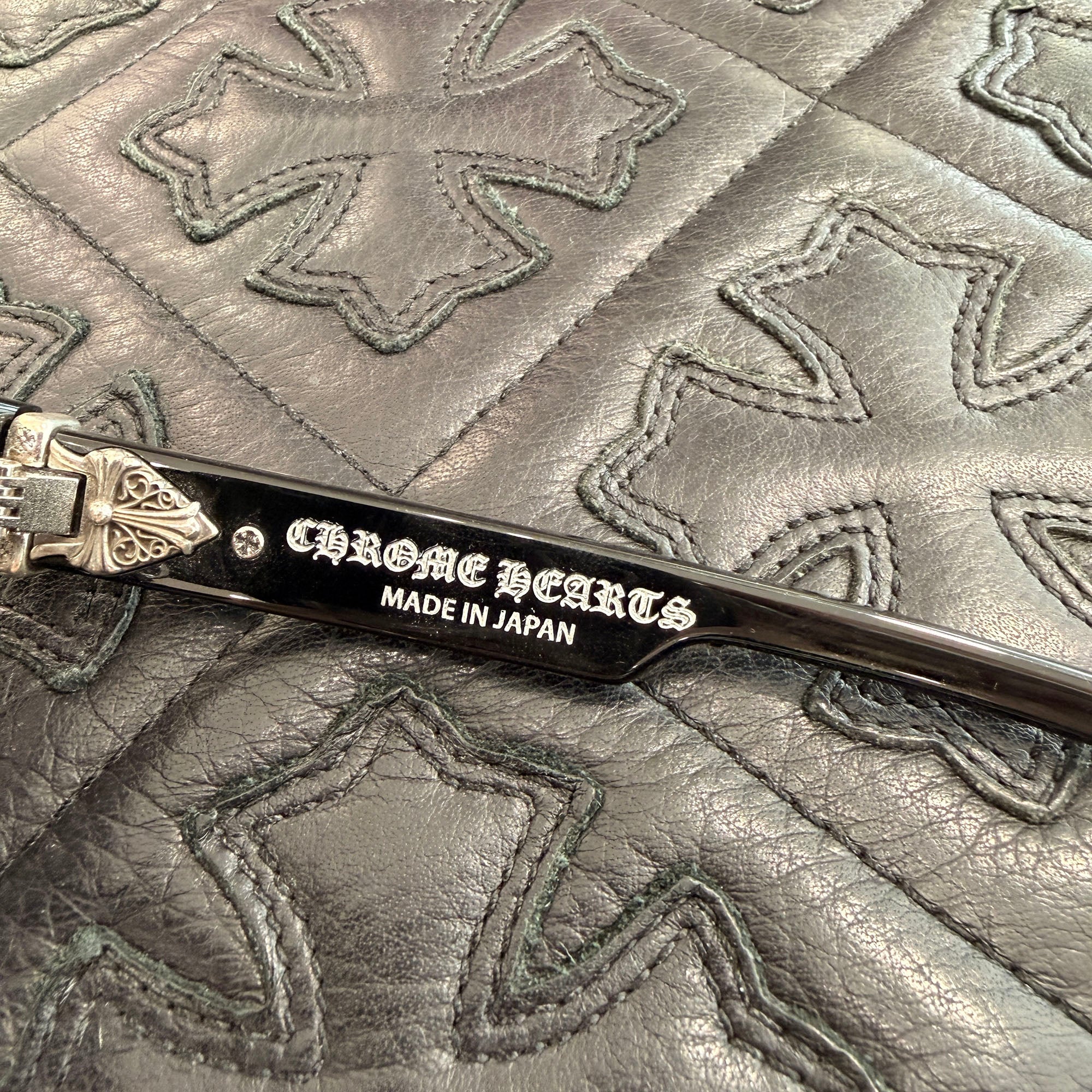 CHROME HEARTS BOX-OFFICER Sunglasses Ruby Dagger Size 56□19-144 クロムハーツ ボックスオフィサー サングラス ルビーダガー サイズ56□19-144