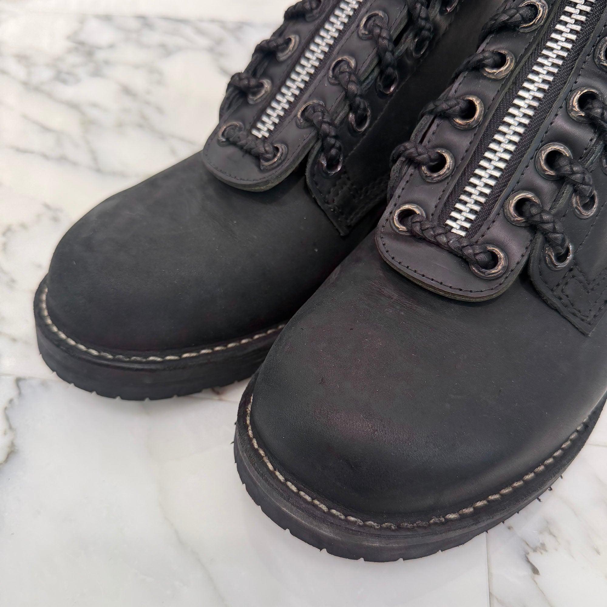 CHROME HEARTS × WESCO Custom JOBMASTER Leather Boots Size 7 1/2E (約25.5cm～26.0cm) クロムハーツ × ウエスコ カスタム ジョブマスター レザーブーツ サイズ7 1/2E (約25.5cm～26.0cm)