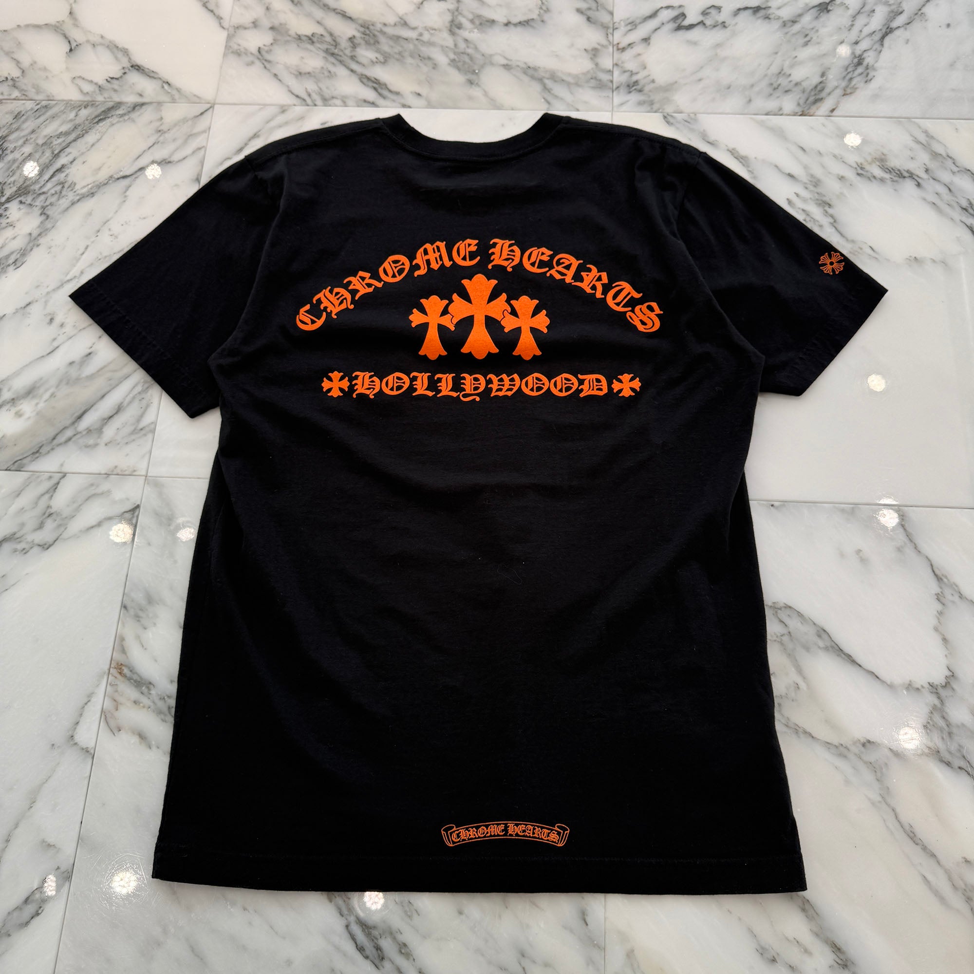 CHROME HEARTS King Taco 3 Cemetery Cross Print Tee Size M クロムハーツ キングタコ 3 セメタリークロス プリント Tシャツ サイズM
