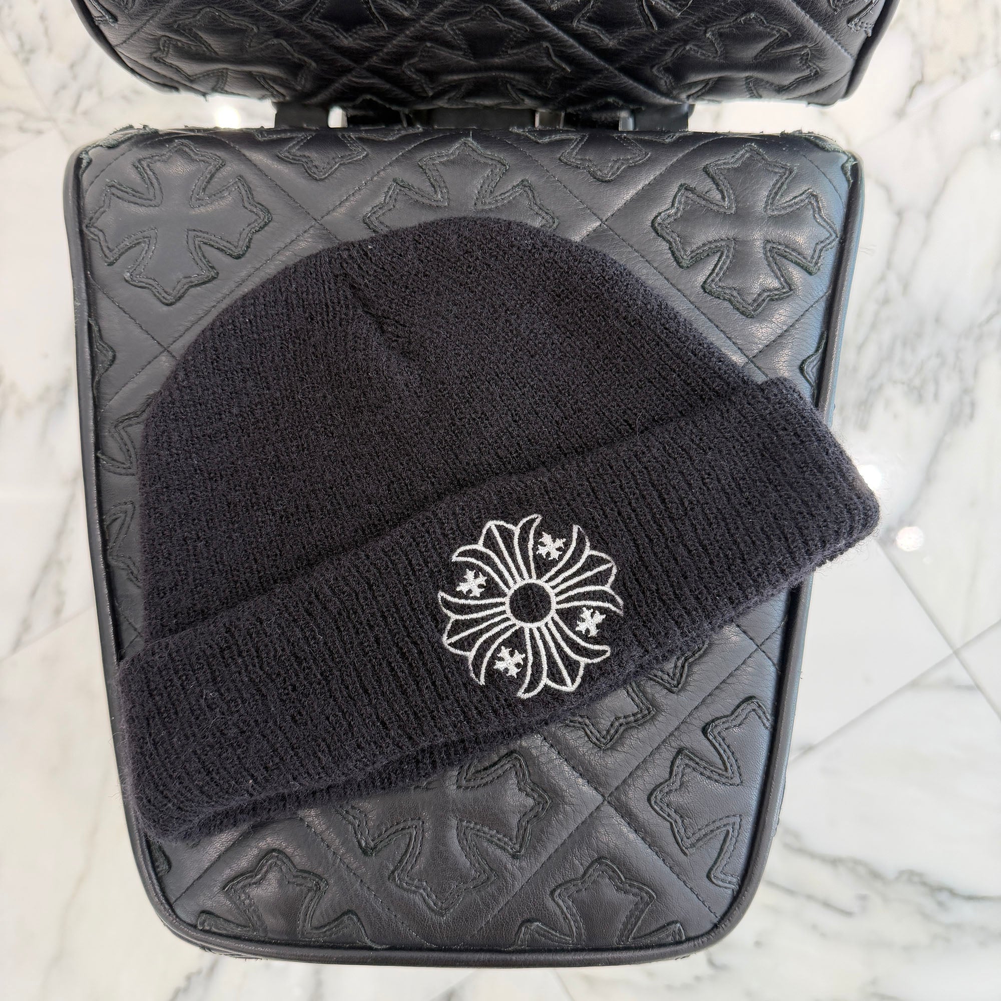 CHROME HEARTS CH Plus WOOL WATCH CAP Size ONE SIZE (23cm) クロムハーツ CHプラス ウール ウォッチキャップ ビーニー サイズONE SIZE (23cm)