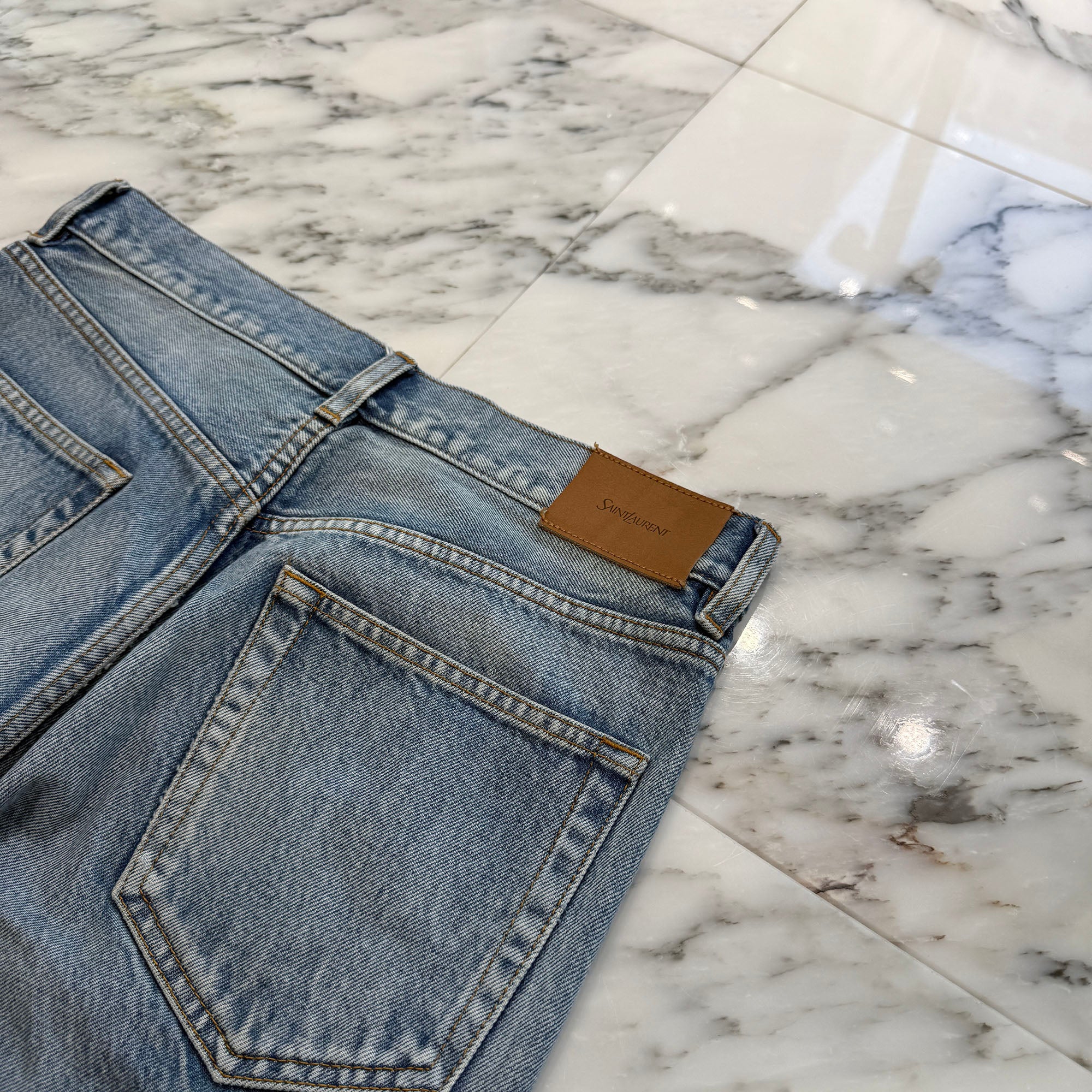 SAINT LAURENT PARIS 2024AW Slim Fit Jeans 810764 Y35AQ Size 27 サンローランパリ スリムフィット ジーンズ サイズ27
