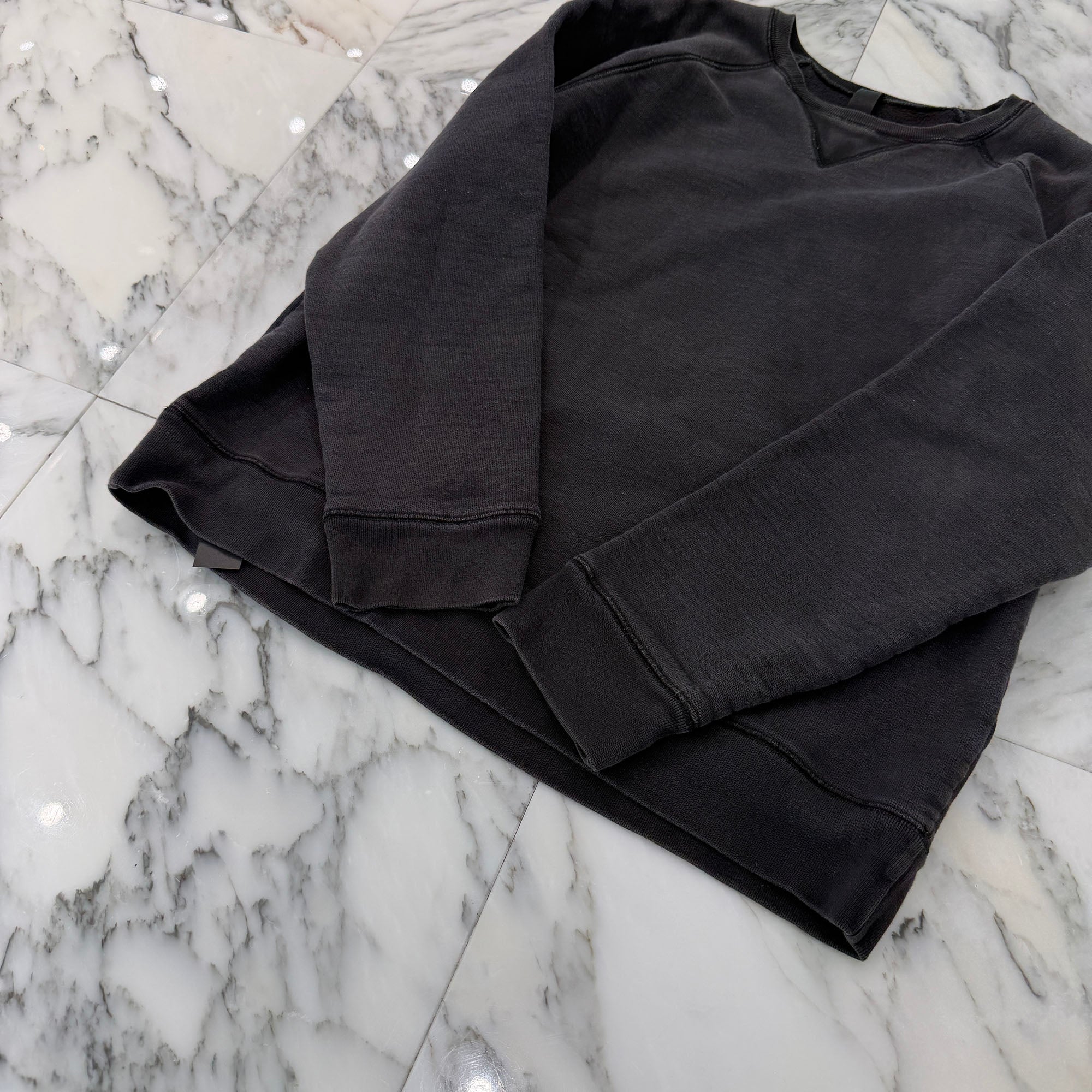 CHROME HEARTS Y NOT 3 Cemetery Cross Leather Patch Sweatshirt Size L クロムハーツ ワイノット 3セメタリークロス レザーパッチ スウェットシャツ サイズL