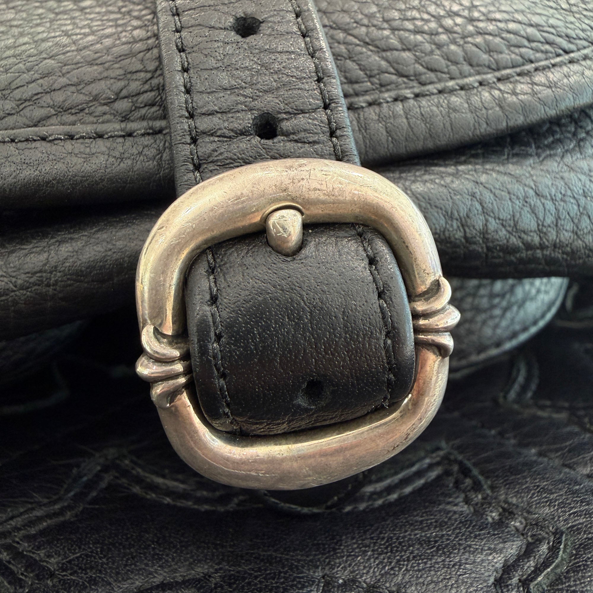 CHROME HEARTS 1 SNAT PACK LEATHER WAIST BAG クロムハーツ 1スナット