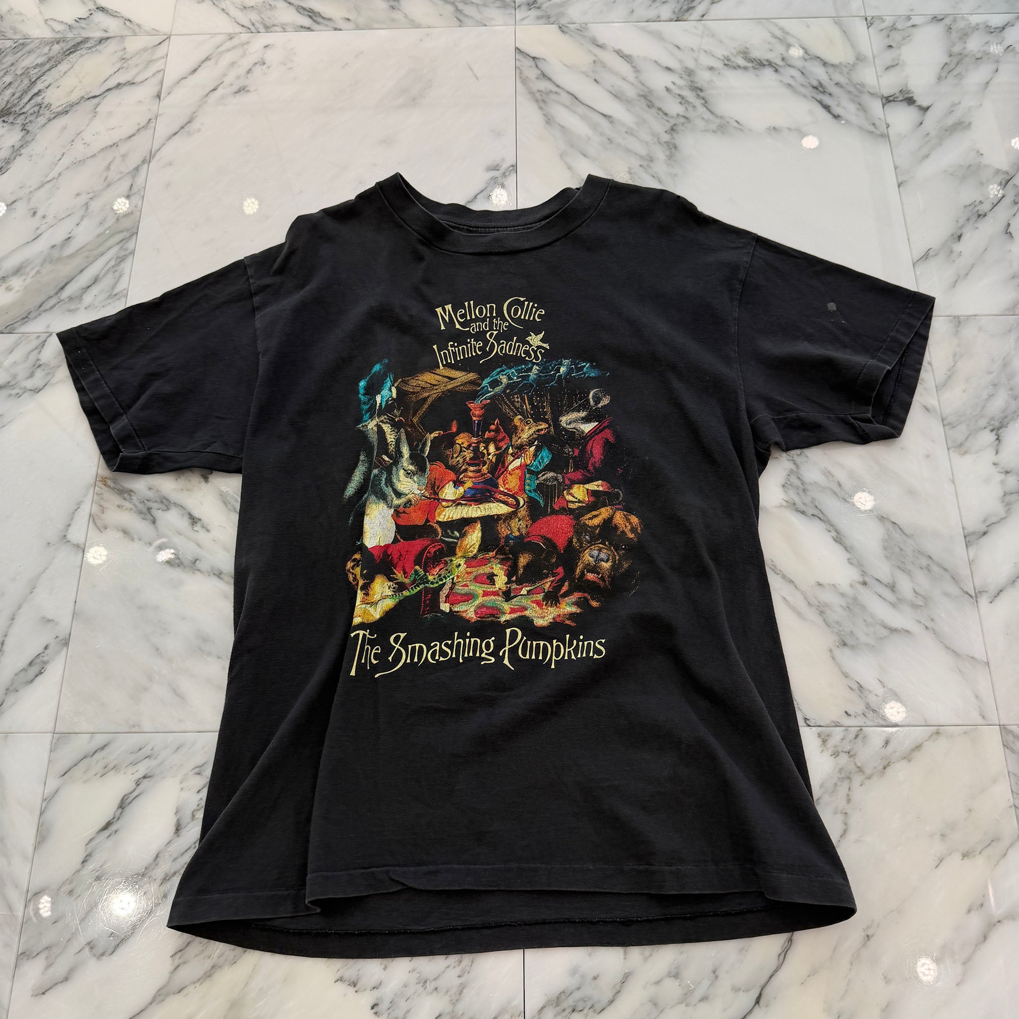 Vintage 90's The Smashing Pumpkins "Mellon Collie and the Infinite Sadness 1995" Hanes S/S Tee ヴィンテージ 90's スマッシング・パンプキンズ "メロン・コリー・アンド・ザ・インフィニット・サッドネス 1995" ヘインズ社製 Tシャツ