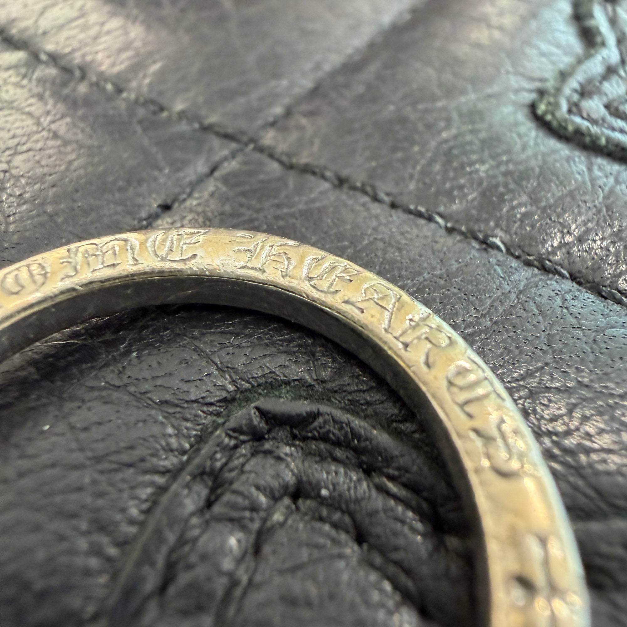 CHROME HEARTS 18K WG 3mm Spacer Ring Size 20号 クロムハーツ 18K ホワイトゴールド 3mm スペーサー リング サイズ20号