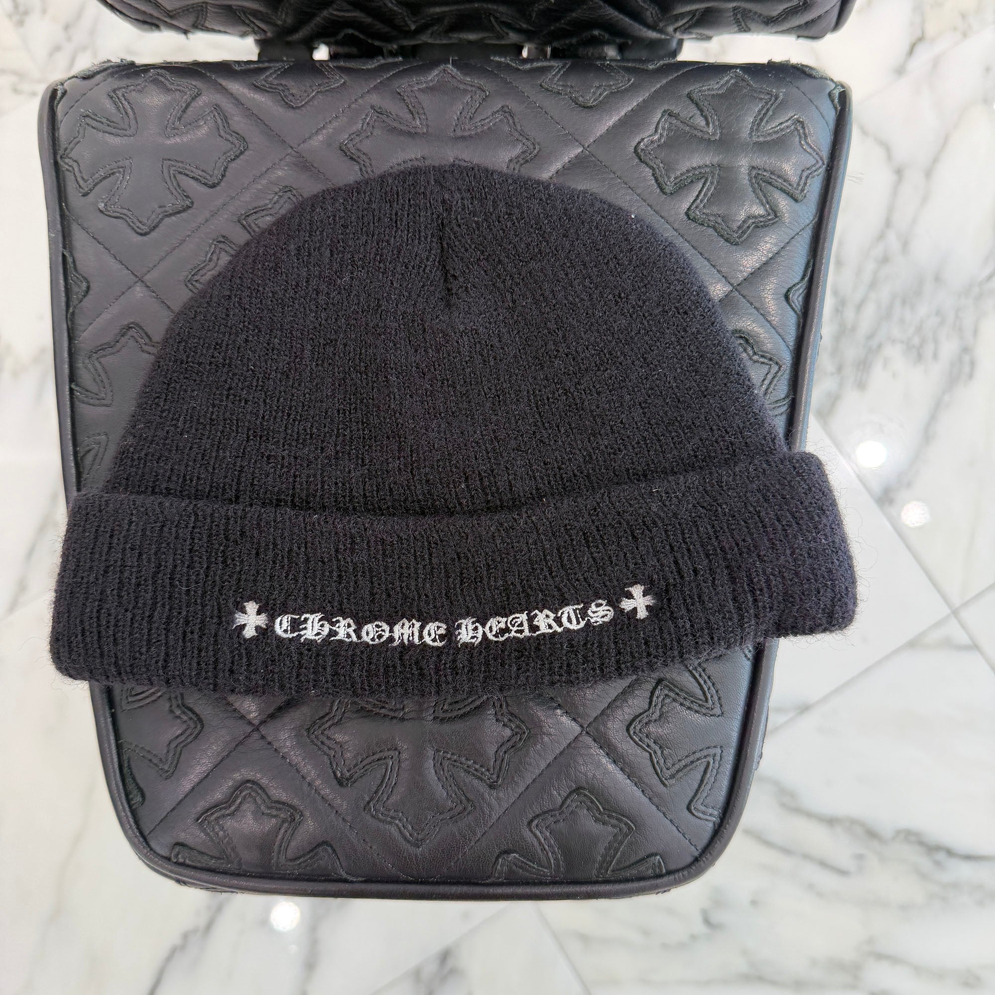 CHROME HEARTS CH Plus WOOL WATCH CAP Size ONE SIZE (23cm) クロムハーツ CHプラス ウール ウォッチキャップ ビーニー サイズONE SIZE (23cm)