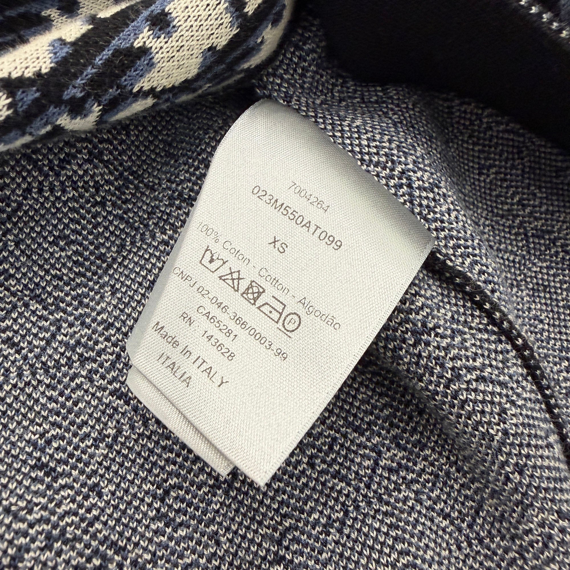 DIOR 2020SS Oblique Cotton Jacquard Oversize Shirt 023M550AT099 Size XS ディオール オブリーク コットン ジャカード オーバーサイズ シャツ サイズXS