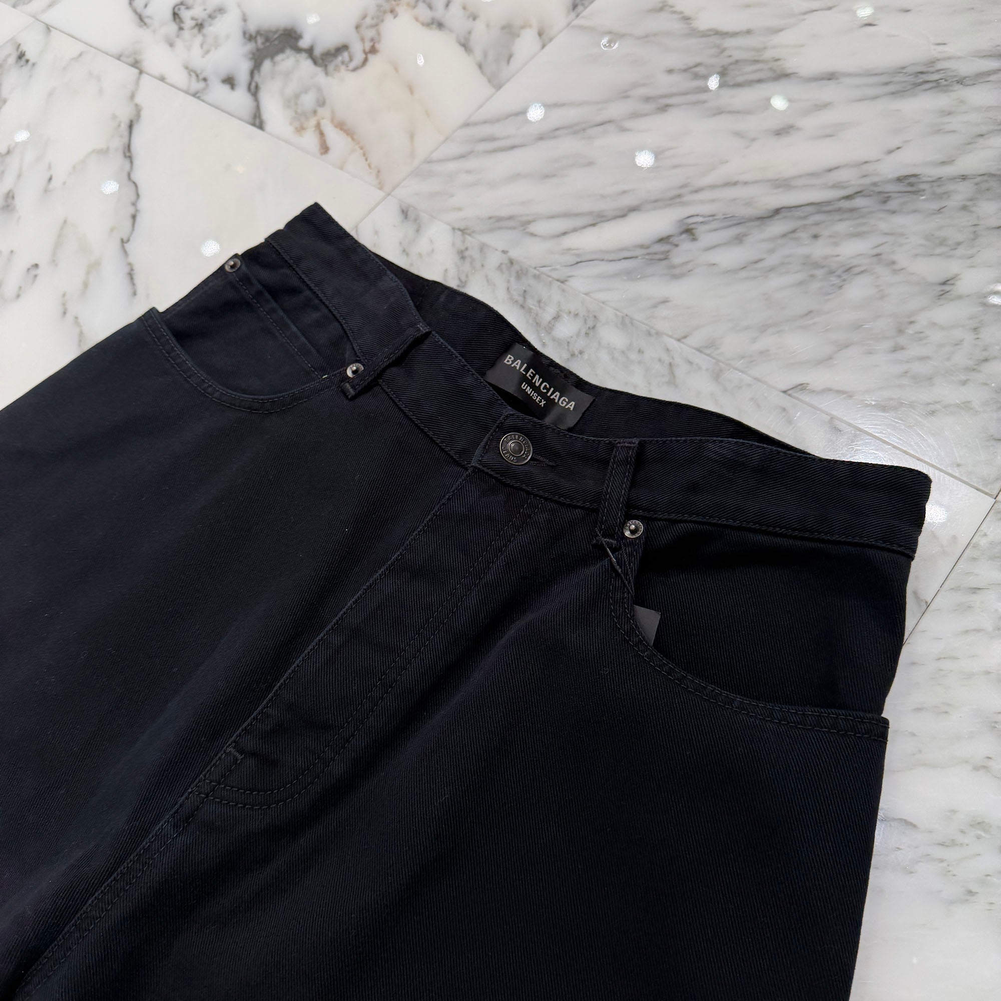 BALENCIAGA 2023SS Baggy Denim Pants 745213 TNW11 Size S バレンシアガ バギーデニムパンツ サイズS