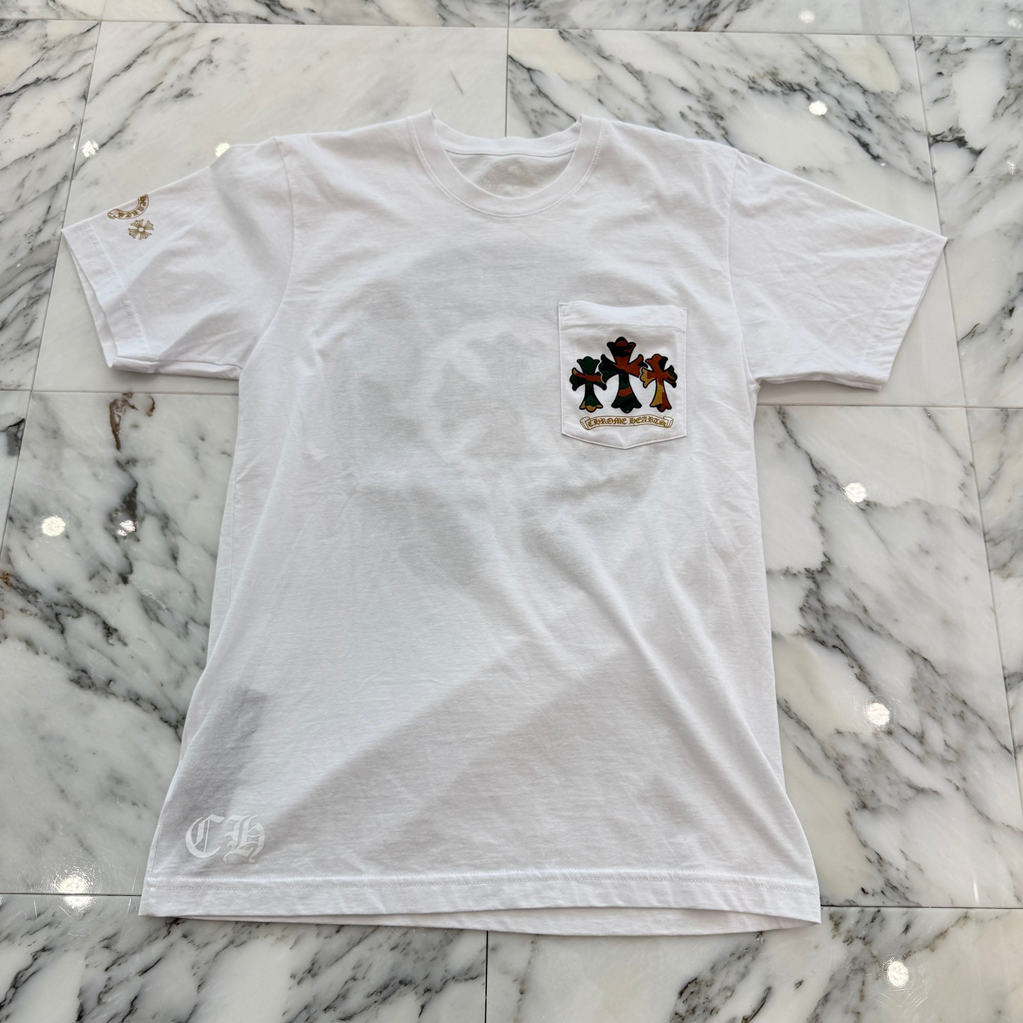 CHROME HEARTS Camo Horseshoe Print Tee Size M クロムハーツ カモ ホースシュープリント Tシャツ サイズM