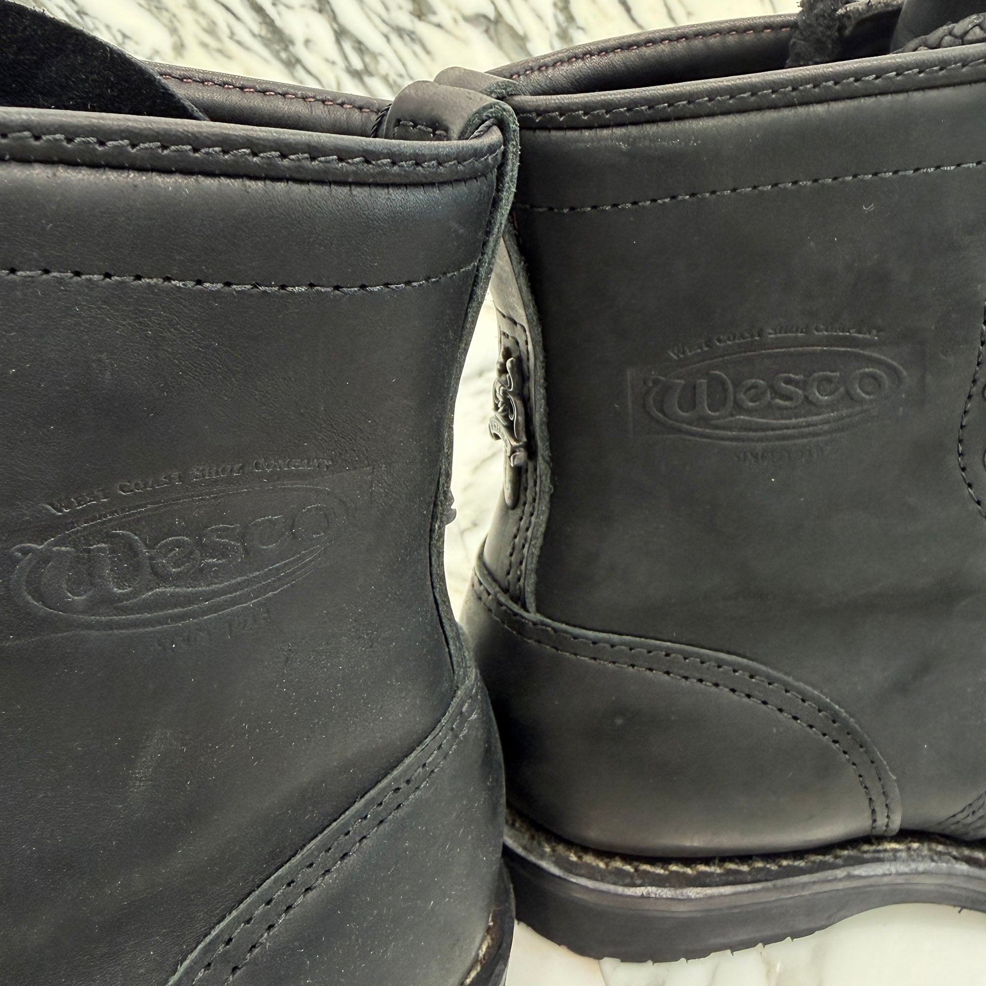 CHROME HEARTS × WESCO Custom JOBMASTER Leather Boots Size 7 1/2E (約25.5cm～26.0cm) クロムハーツ × ウエスコ カスタム ジョブマスター レザーブーツ サイズ7 1/2E (約25.5cm～26.0cm)