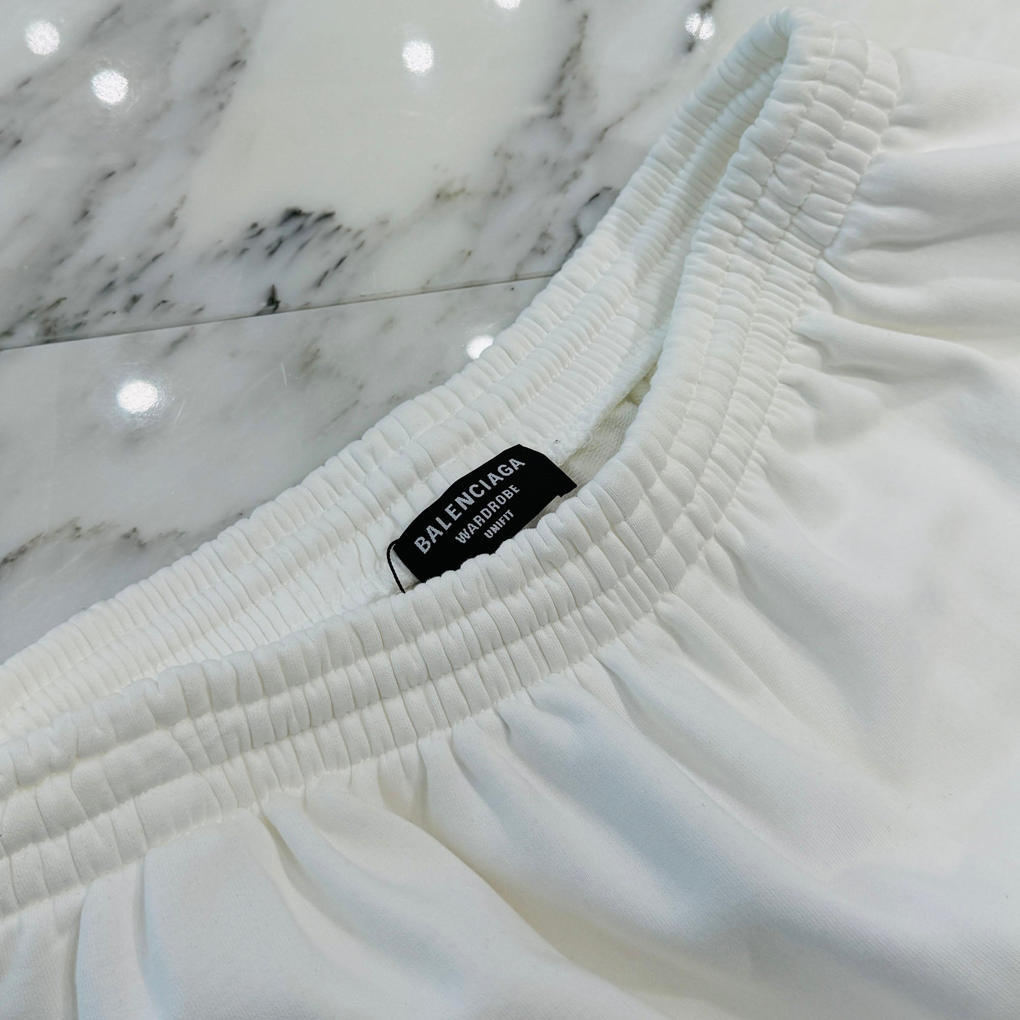 BALENCIAGA 2021AW Logo Ebroidered Wide Sweat Shorts 674591 TMVF5 Size XXS バレンシアガ ロゴ刺繍 ワイドスウェットショーツ サイズXXS