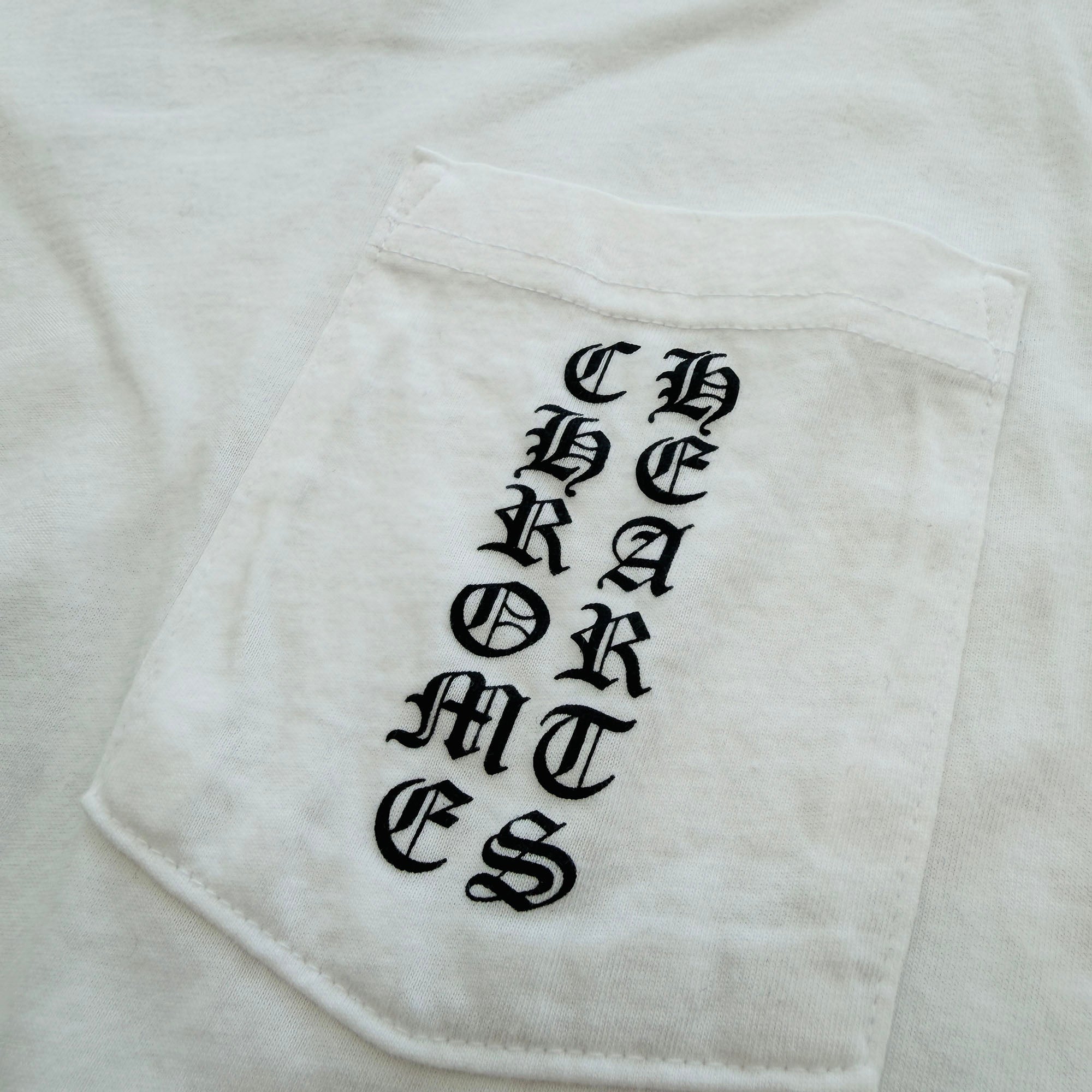 CHROME HEARTS Horseshoe Side Vertical Logo Tee Size M クロムハーツ ホースシュー サイド ヴァーティカルロゴ Tシャツ サイズM