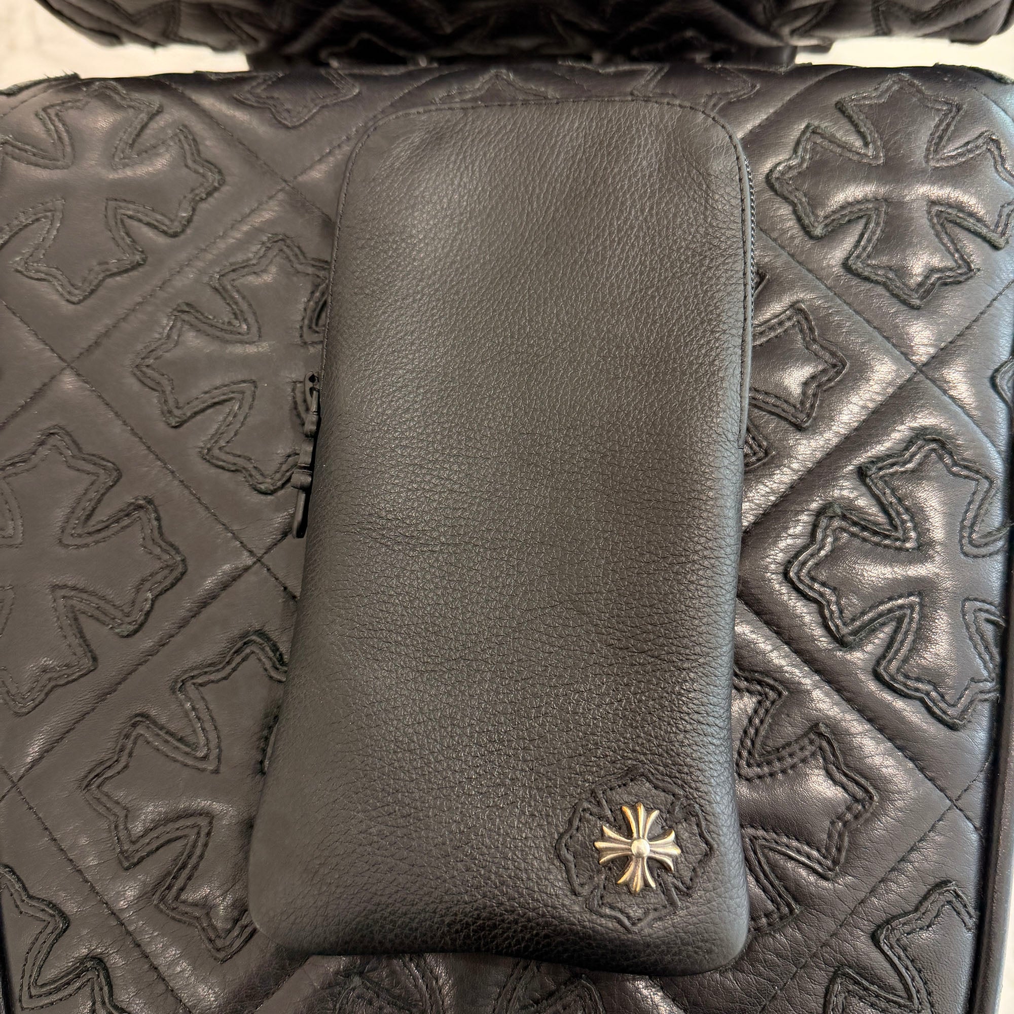 CHROME HEARTS BOX-OFFICER Sunglasses Ruby Dagger Size 56□19-144 クロムハーツ ボックスオフィサー サングラス ルビーダガー サイズ56□19-144