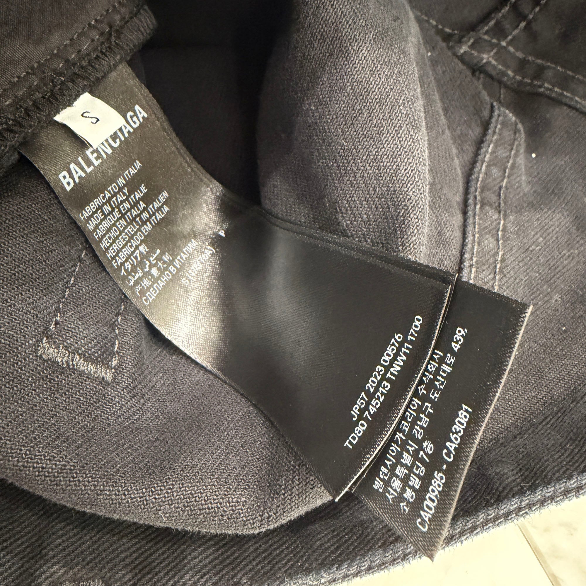 BALENCIAGA 2023SS Baggy Denim Pants 745213 TNW11 Size S バレンシアガ バギーデニムパンツ サイズS