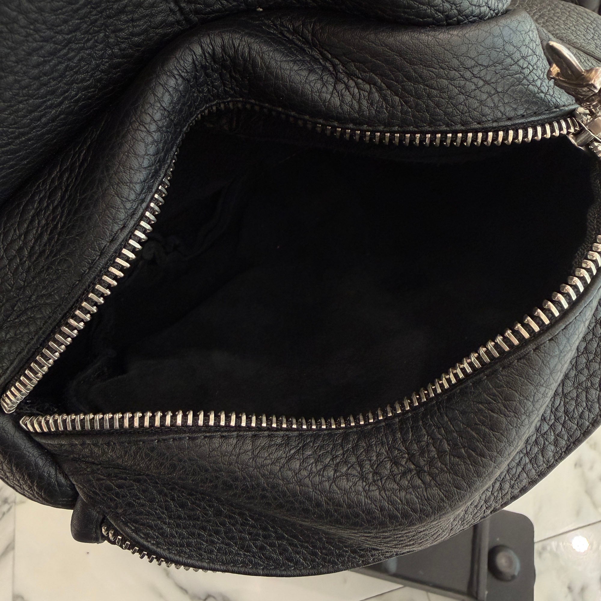 CHROME HEARTS 1 SNAT PACK LEATHER WAIST BAG クロムハーツ 1スナットパック レザー ウェストバッグ