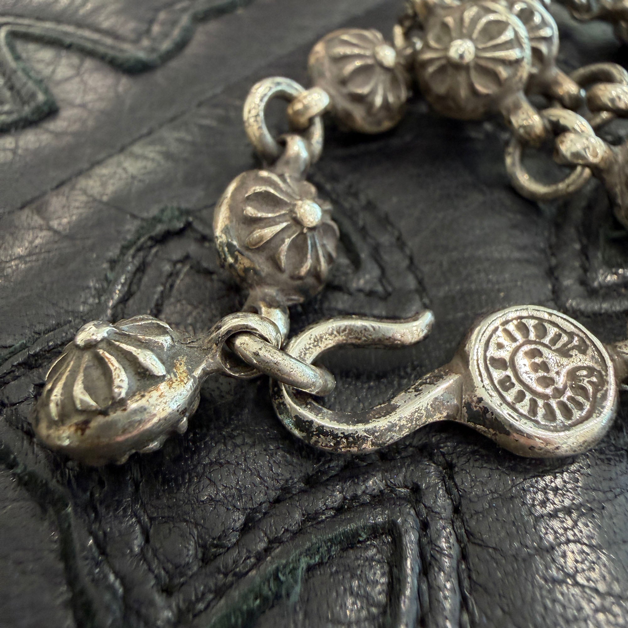 CHROME HEARTS Cross Ball Tiny CH Cross Bracelet クロムハーツ