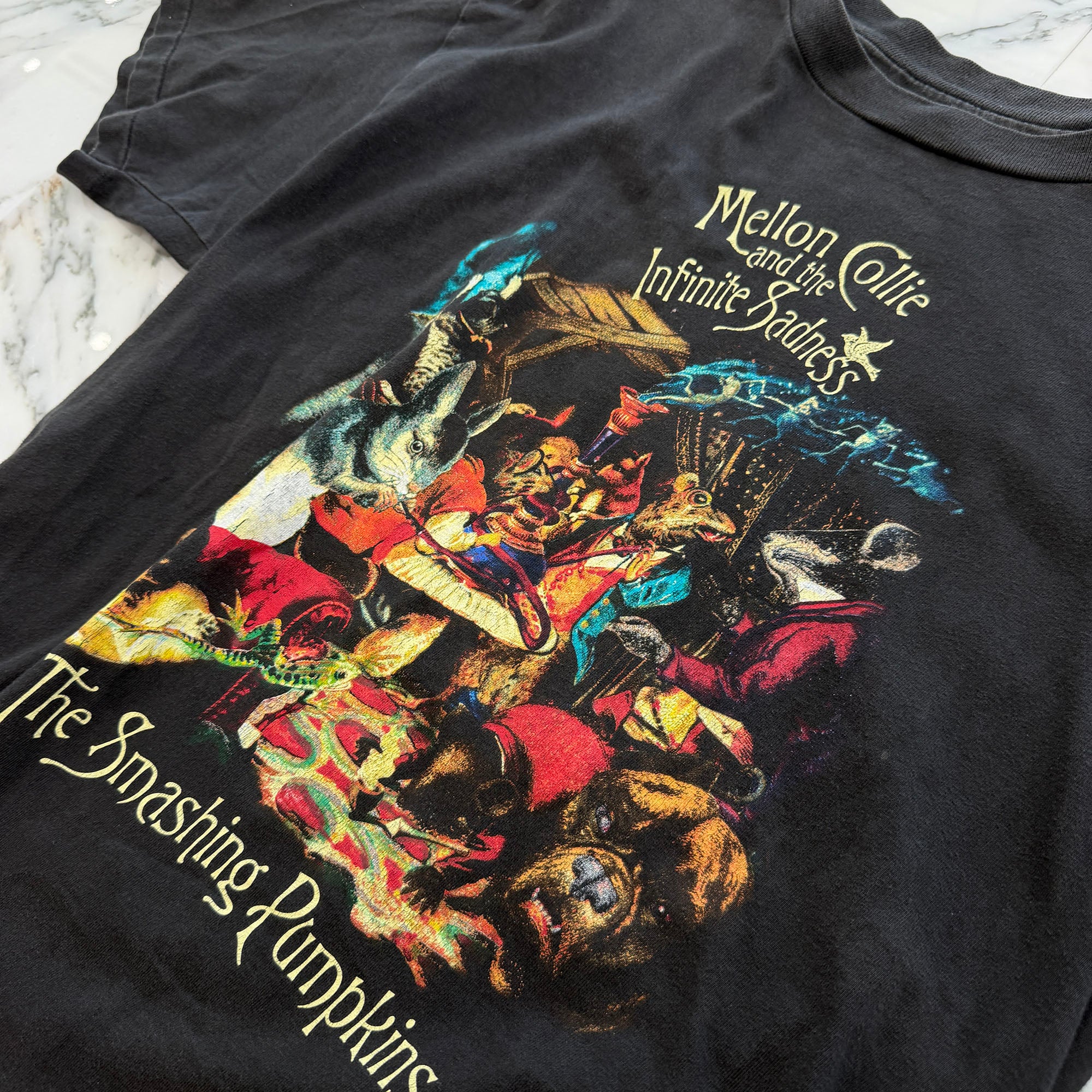Vintage 90's The Smashing Pumpkins "Mellon Collie and the Infinite Sadness 1995" Hanes S/S Tee ヴィンテージ 90's スマッシング・パンプキンズ "メロン・コリー・アンド・ザ・インフィニット・サッドネス 1995" ヘインズ社製 Tシャツ