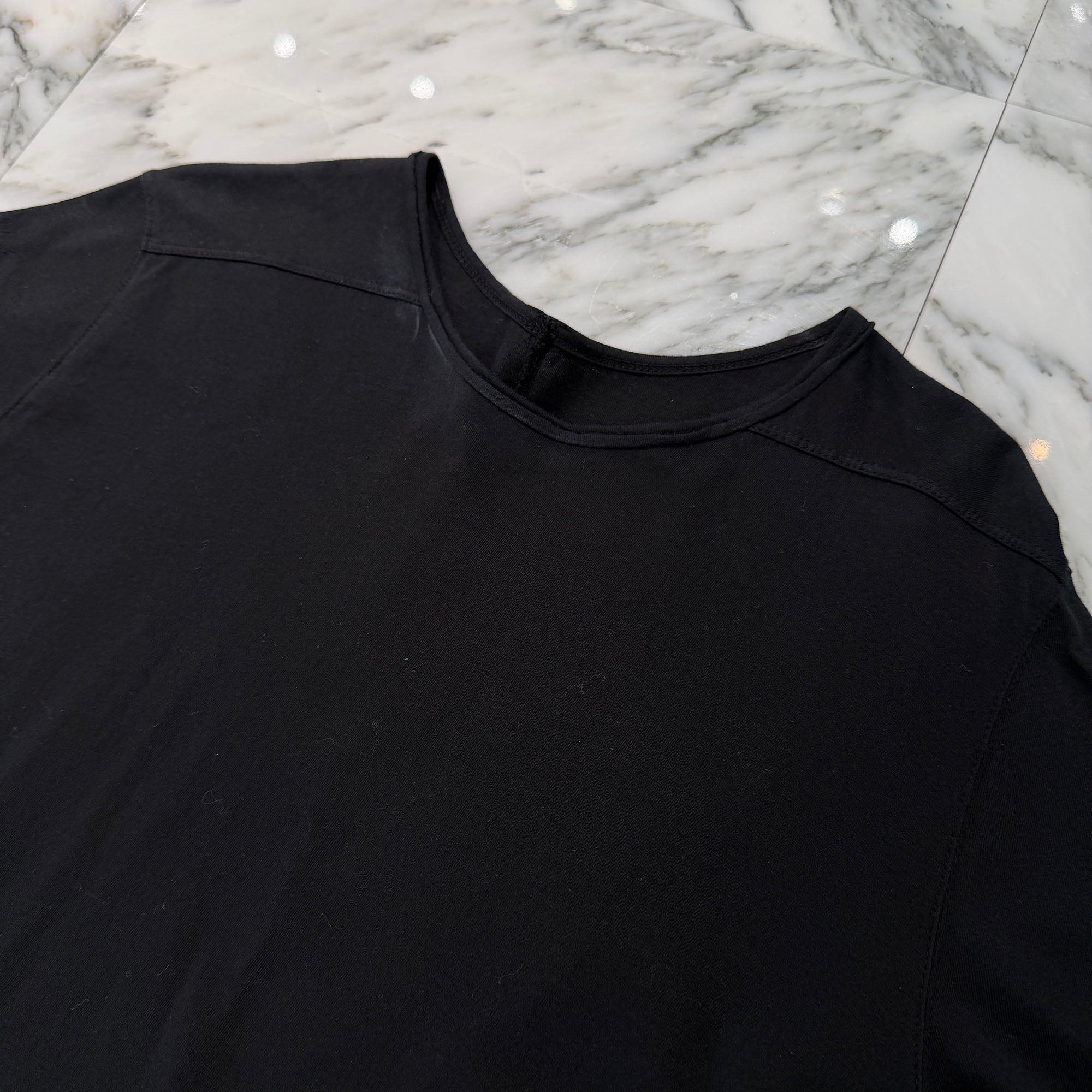 Rick Owens DRKSHDW 2023SS Cotton Level Tee DU01C6250-RN Size XL リックオウエンス ダークシャドウ コットン レベル Tシャツ サイズXL