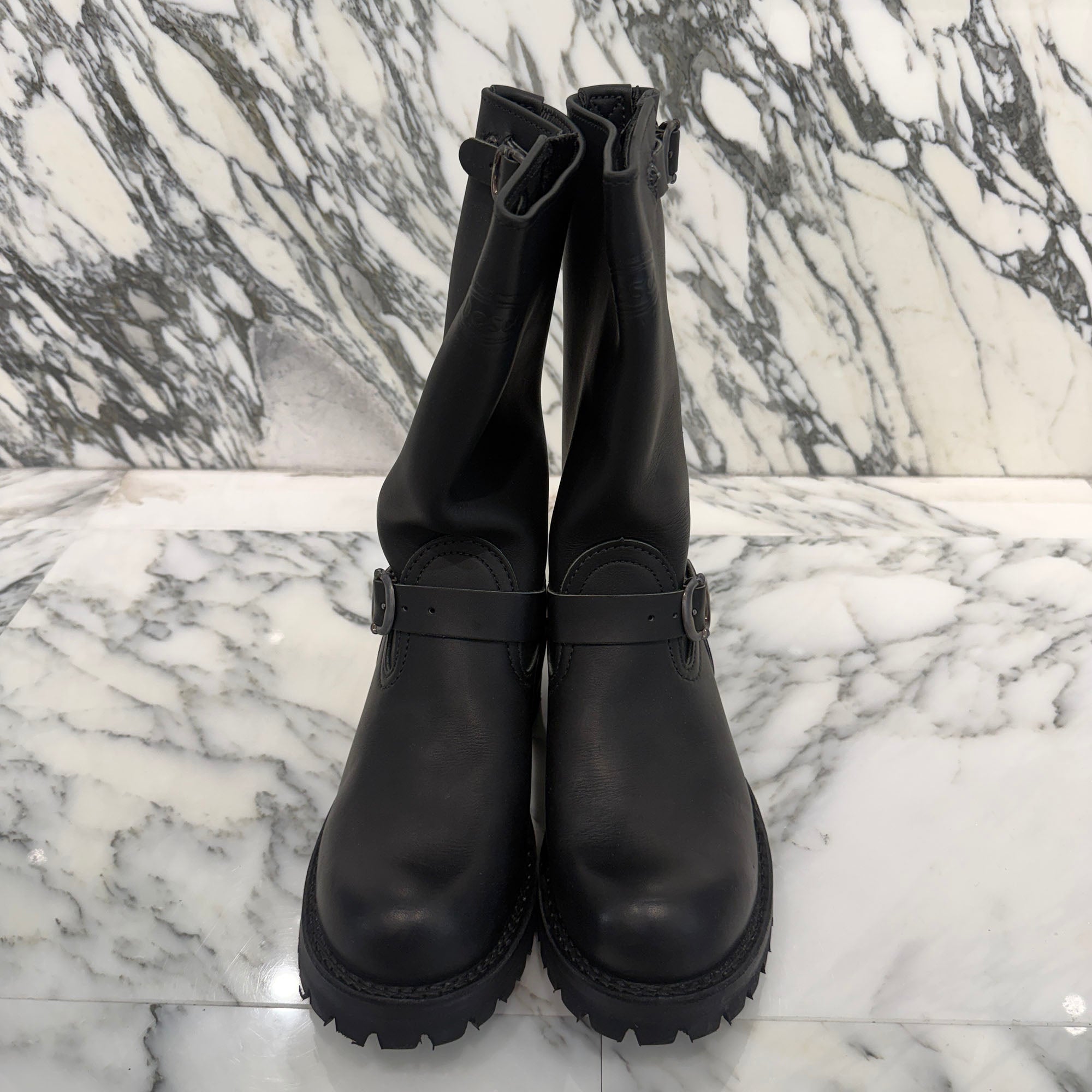 CHROME HEARTS × WESCO Custom BOSS Gunslinger Leather Engineer Boots Size 8E(約26.0cm) クロムハーツ × ウエスコ カスタム ボス ガンスリンガー レザーエンジニアブーツ サイズ8E(約26.0cm)