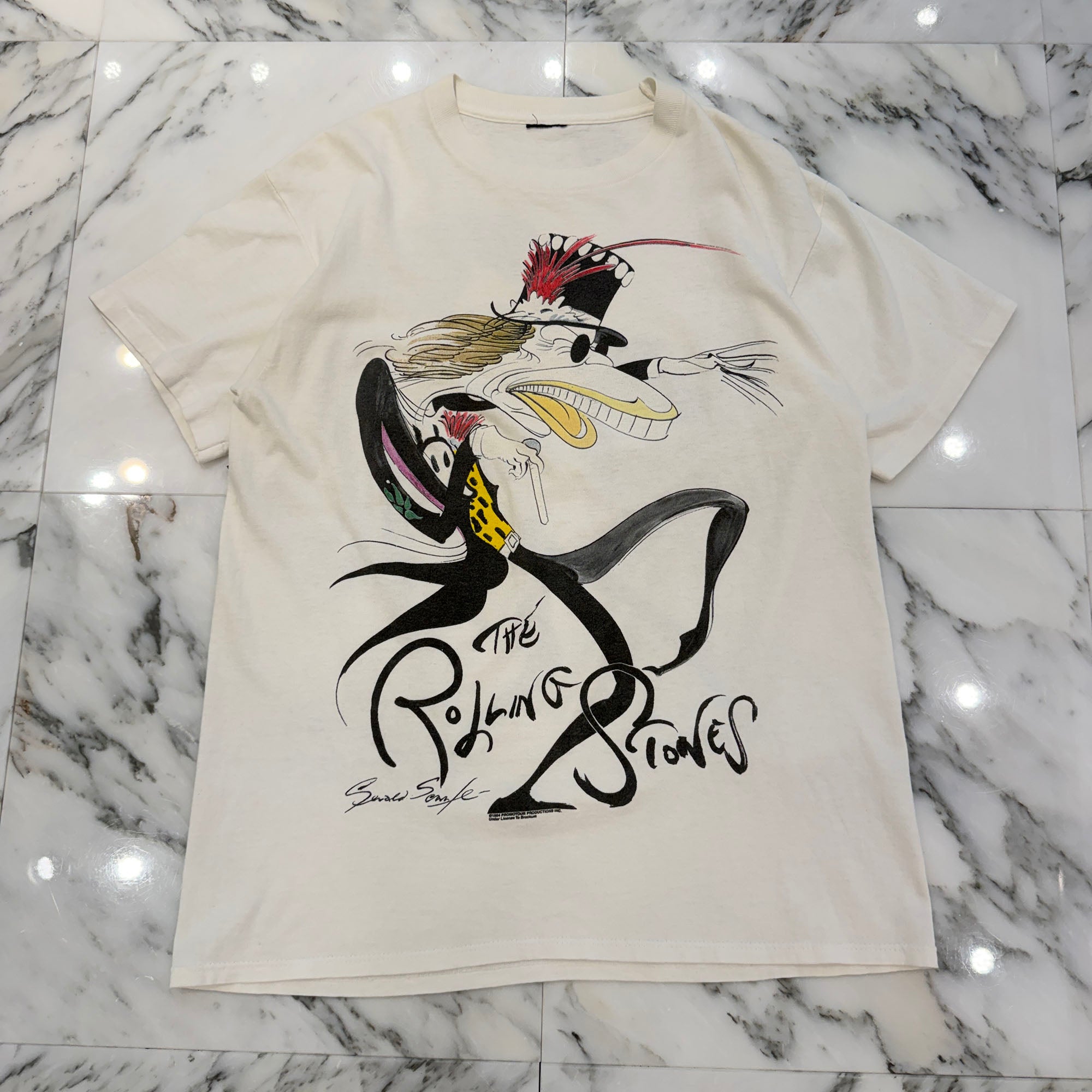 Vintage 90's The Rolling Stones ”Gerald Scarfe” 1994 S/S Tee
