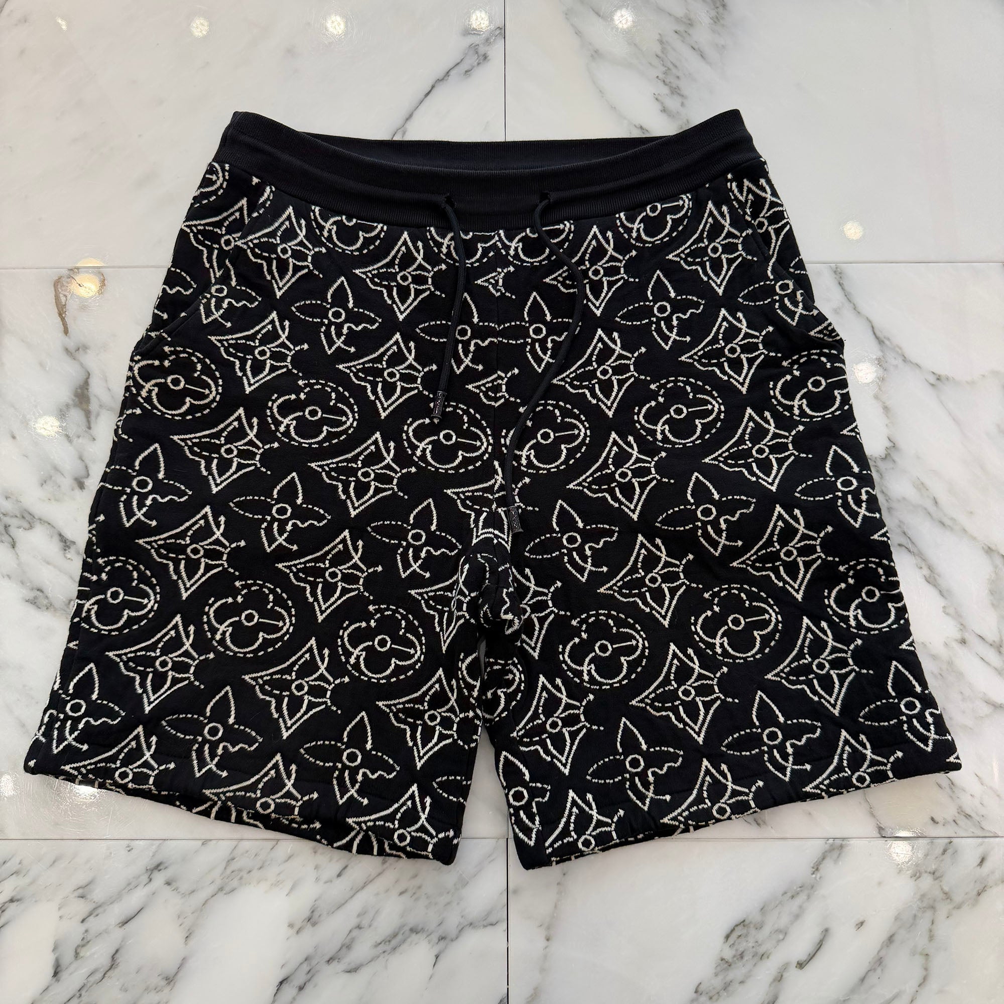 LOUIS VUITTON × NBA 2021AW Strategic Flower Quilted Shorts HLY19W
