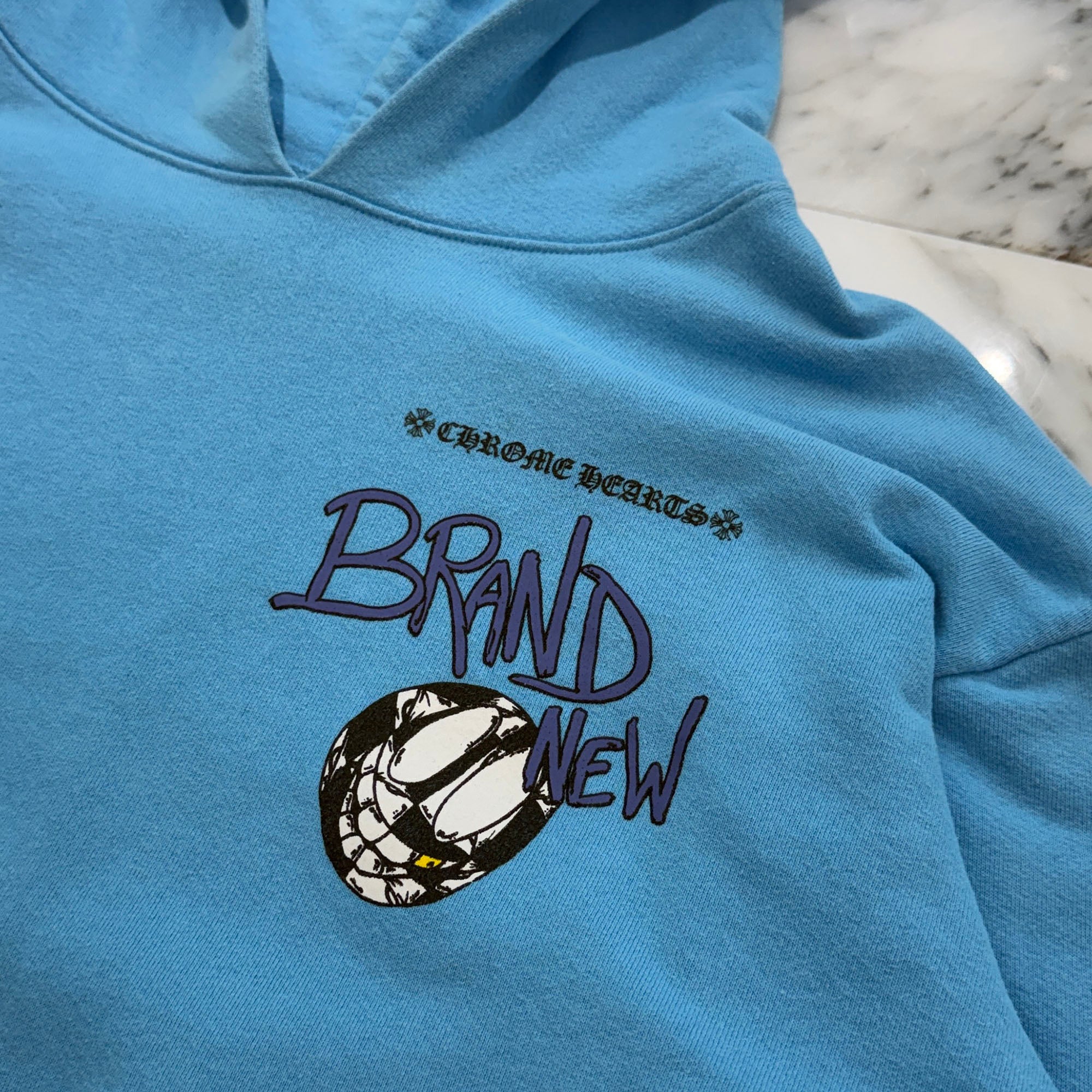 CHROME HEARTS × MATTY BOY 2024SS BRAIN NEW Pullover Hoodie Size XL クロムハーツ×マッティボーイ ブレインニュー プルオーバーフーディ サイズXL