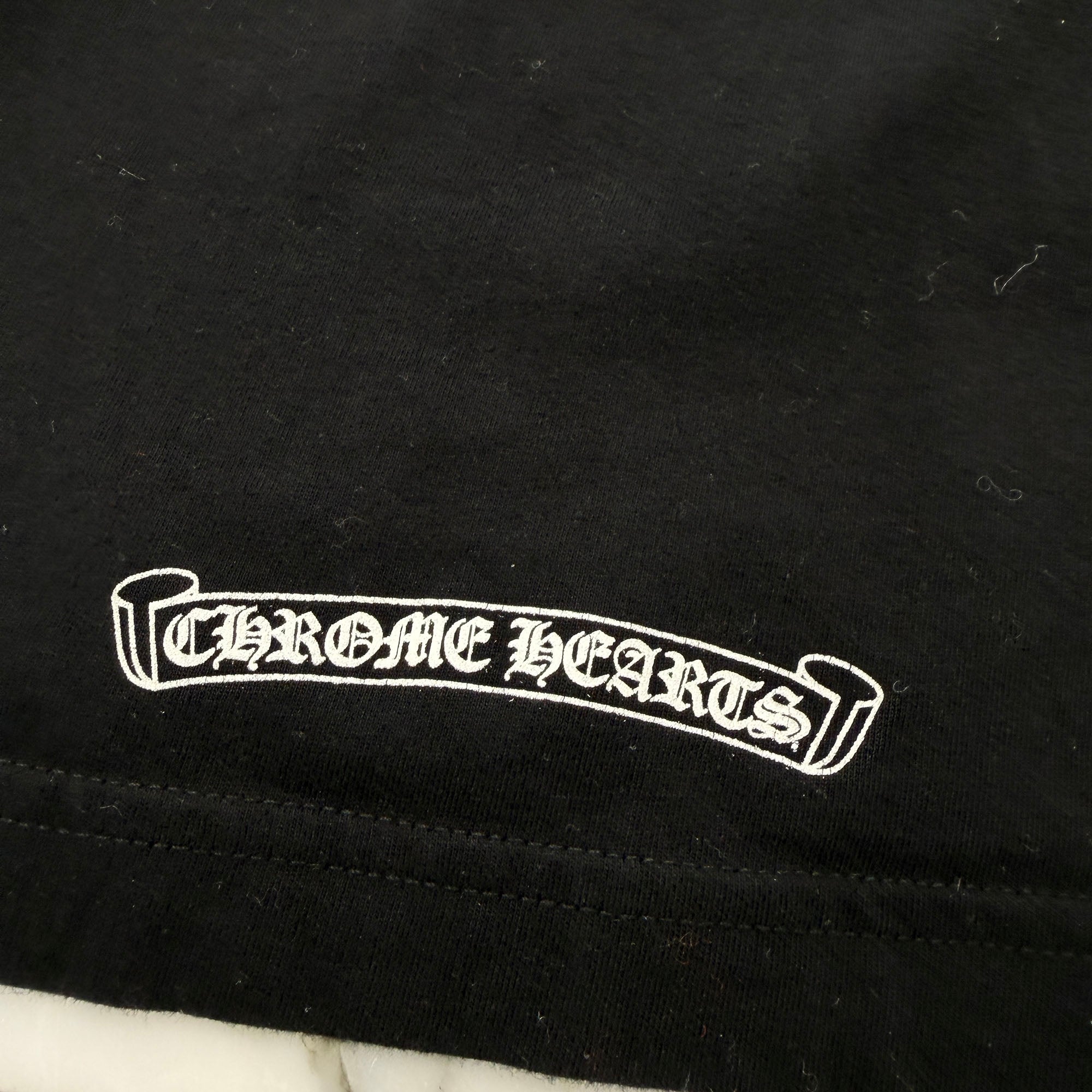 CHROME HEARTS Neck Logo Horseshoe Tee Size M クロムハーツ ネックロゴ ホースシュー Tシャツ サイズM