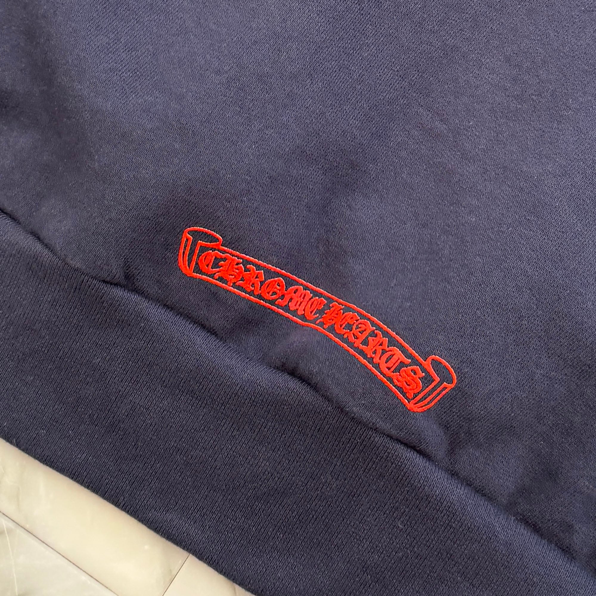 CHROME HEARTS 2025SS Floral Cross Horseshoe Pullover Hoodie Size XL クロムハーツ フローラルクロス ホースシュー プルオーバーフーディーサイズXL