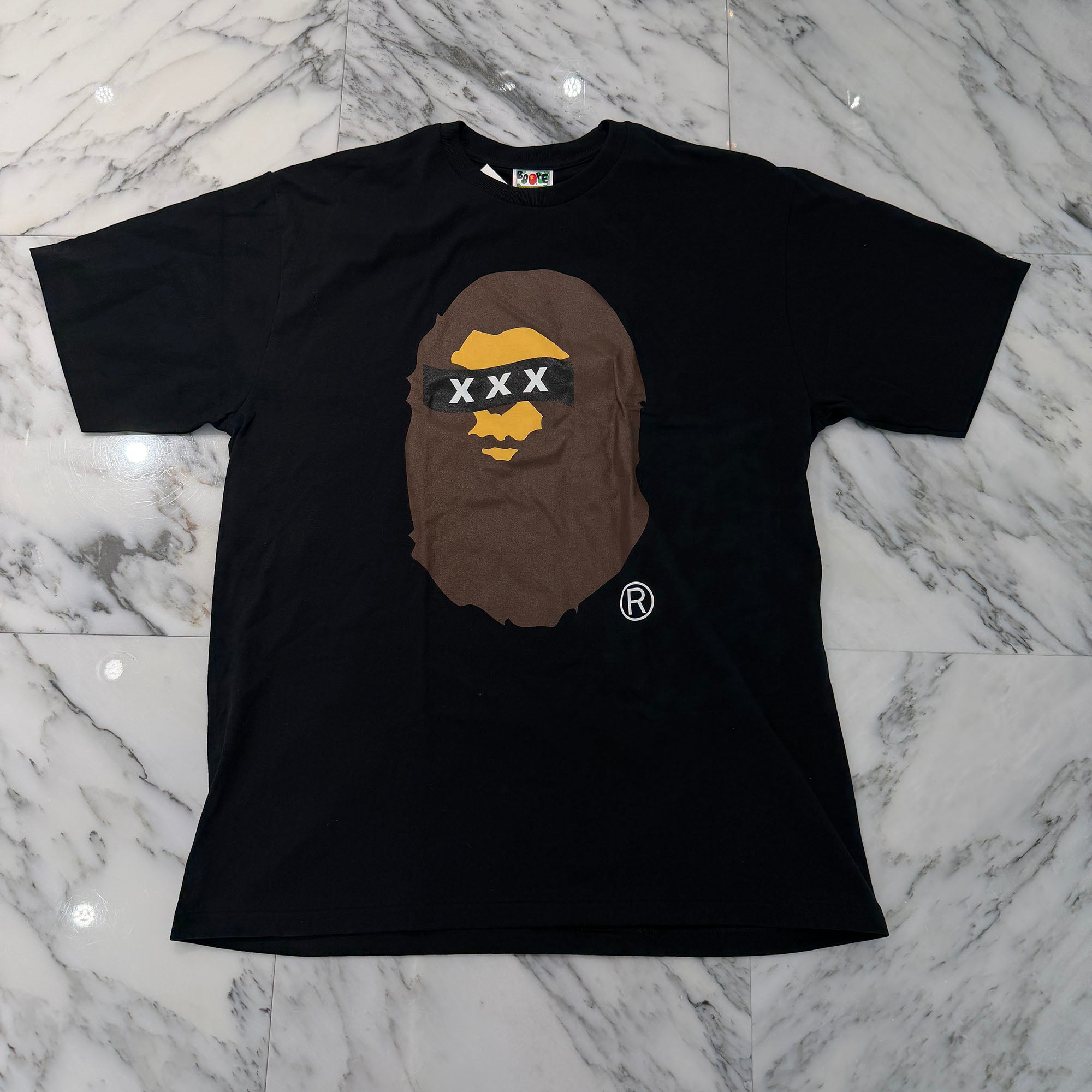 A BATHING APEGOD × SELECTION XXX 2024SS " XXX APE HEAD " Tee Size XXL アベイシングエイプゴッドセレクション × トリプルエックス トリプルエックス エイプヘッド Tシャツ サイズXXL