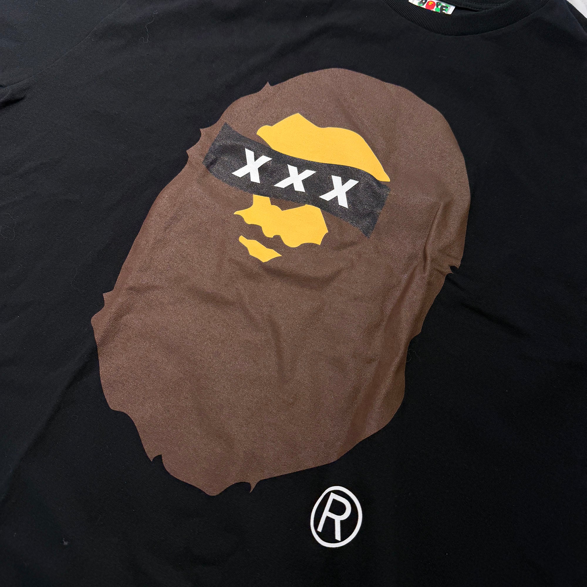 A BATHING APEGOD × SELECTION XXX 2024SS " XXX APE HEAD " Tee Size XXL アベイシングエイプゴッドセレクション × トリプルエックス トリプルエックス エイプヘッド Tシャツ サイズXXL