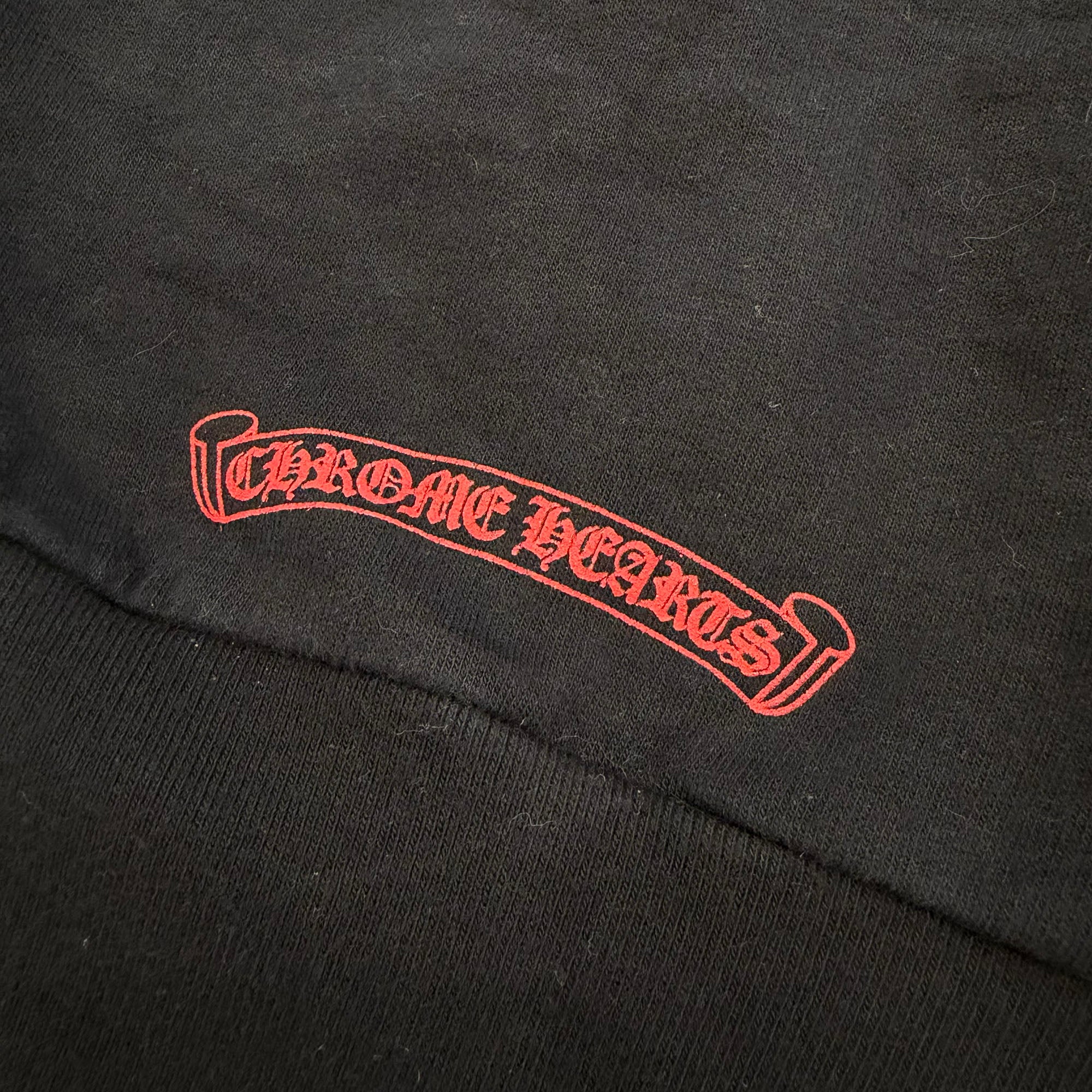 CHROME HEARTS Red Vine Dagger Arm Logo Zip Up Hoodie Size XS クロムハーツ レッドヴァインダガー アームロゴ ジップアップ フーディー サイズXS