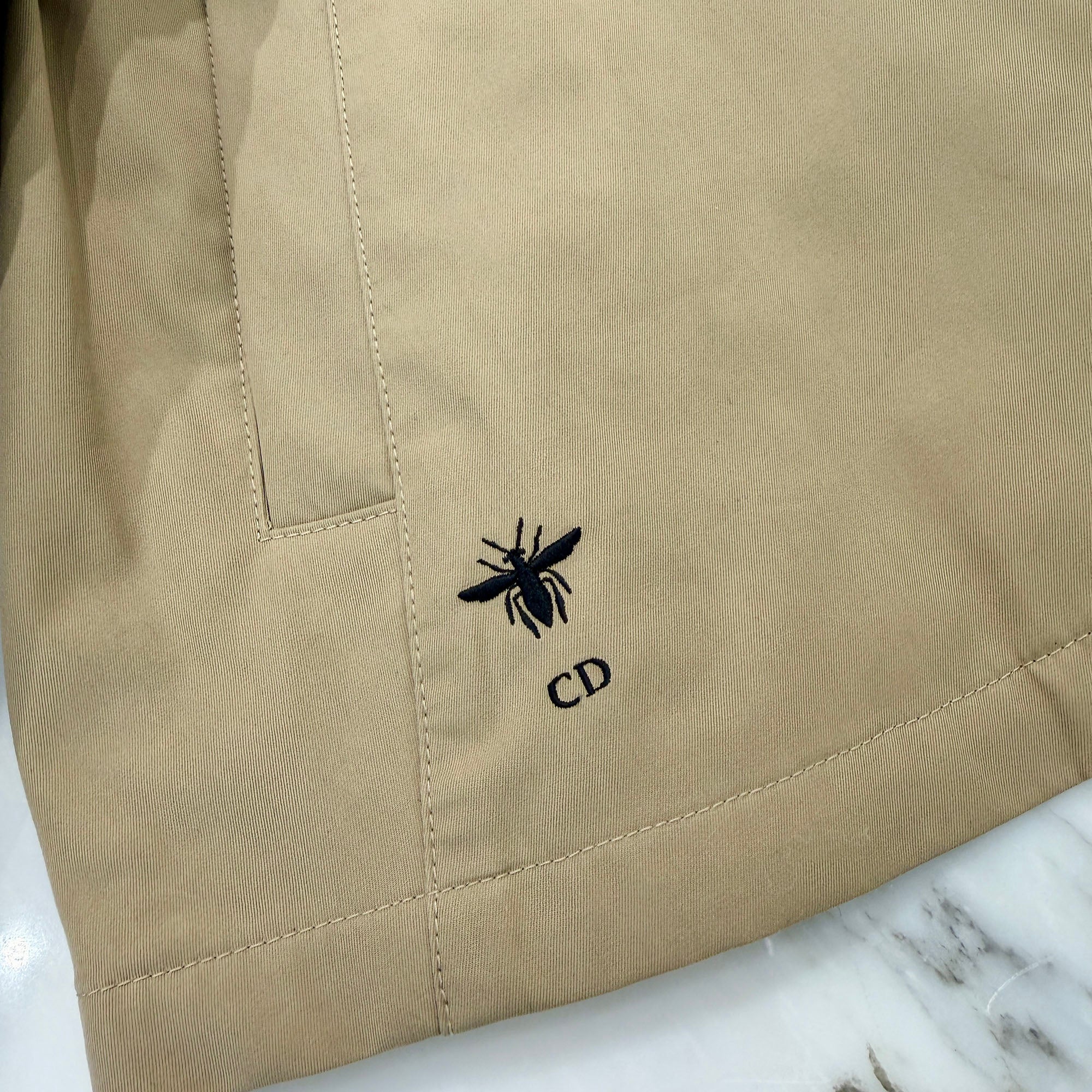 DIOR Bee Embroidery 2-in-1 Short Peacoat 341C36A3332 Size 38 ディオール ビー刺繍 2-in-1 ショートピーコート サイズ38