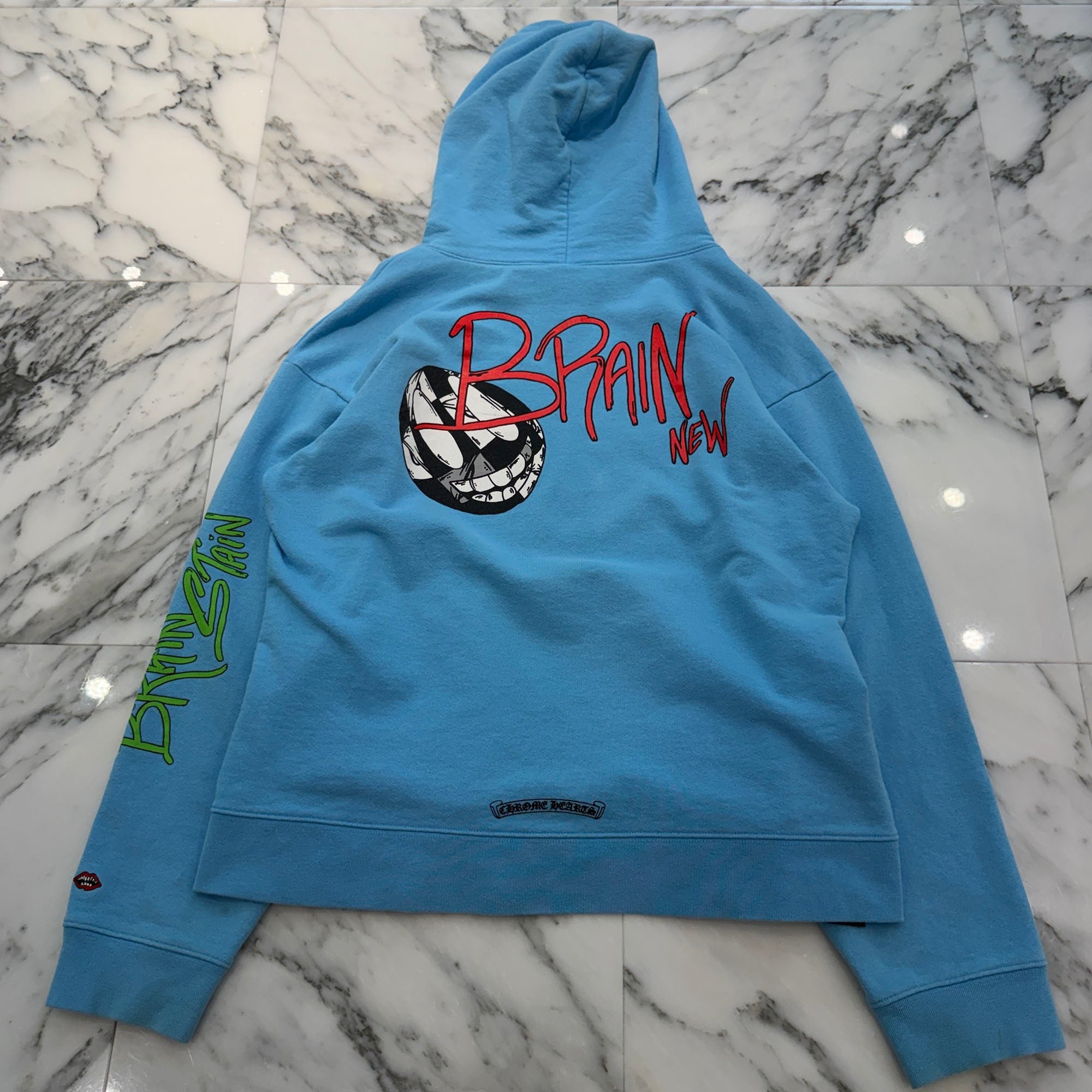 CHROME HEARTS × MATTY BOY 2024SS BRAIN NEW Pullover Hoodie Size XL クロムハーツ×マッティボーイ ブレインニュー プルオーバーフーディ サイズXL