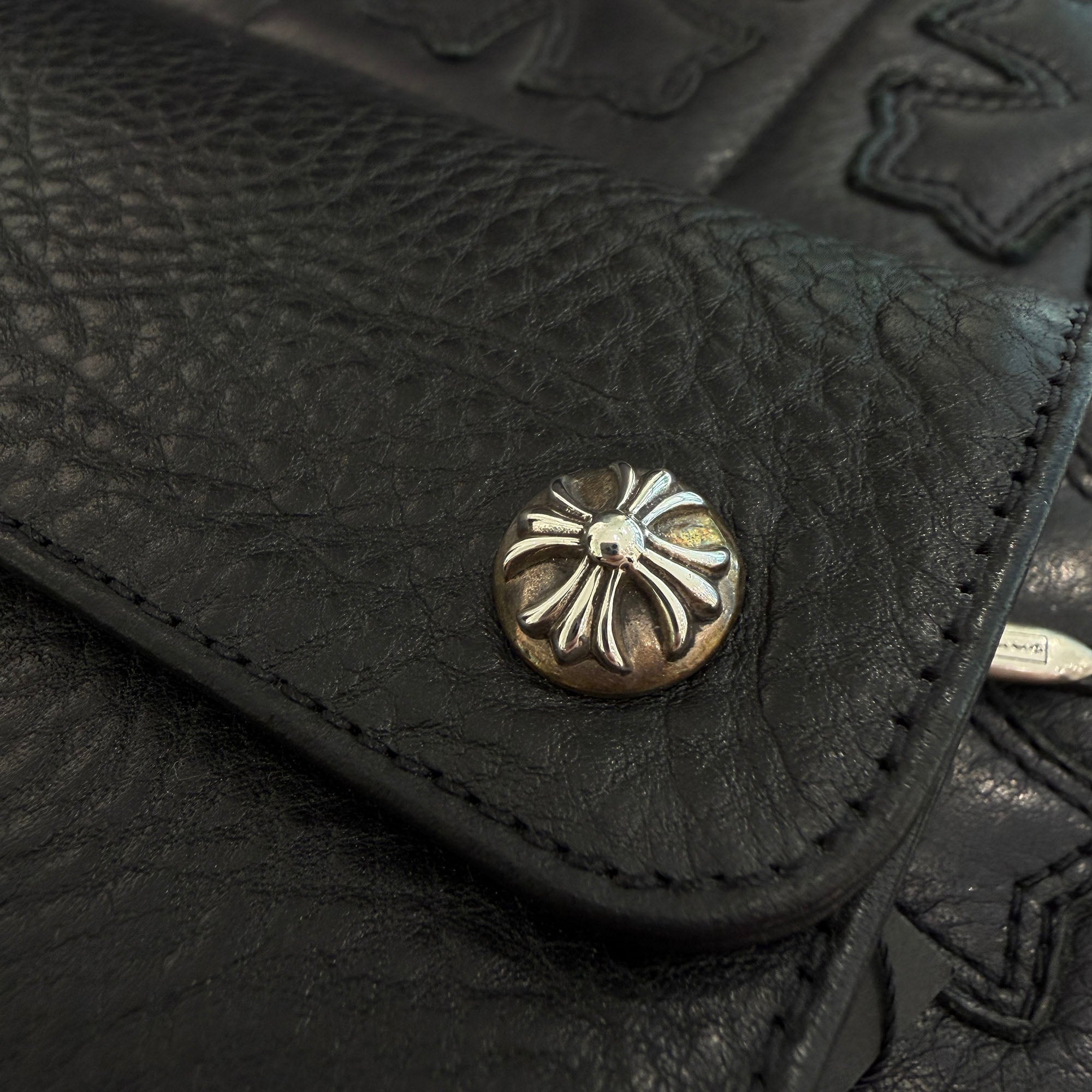 CHROME HEARTS Wave Mini Cross Ball Wallet クロムハーツ ウェーブ ミニ クロスボール ウォレット