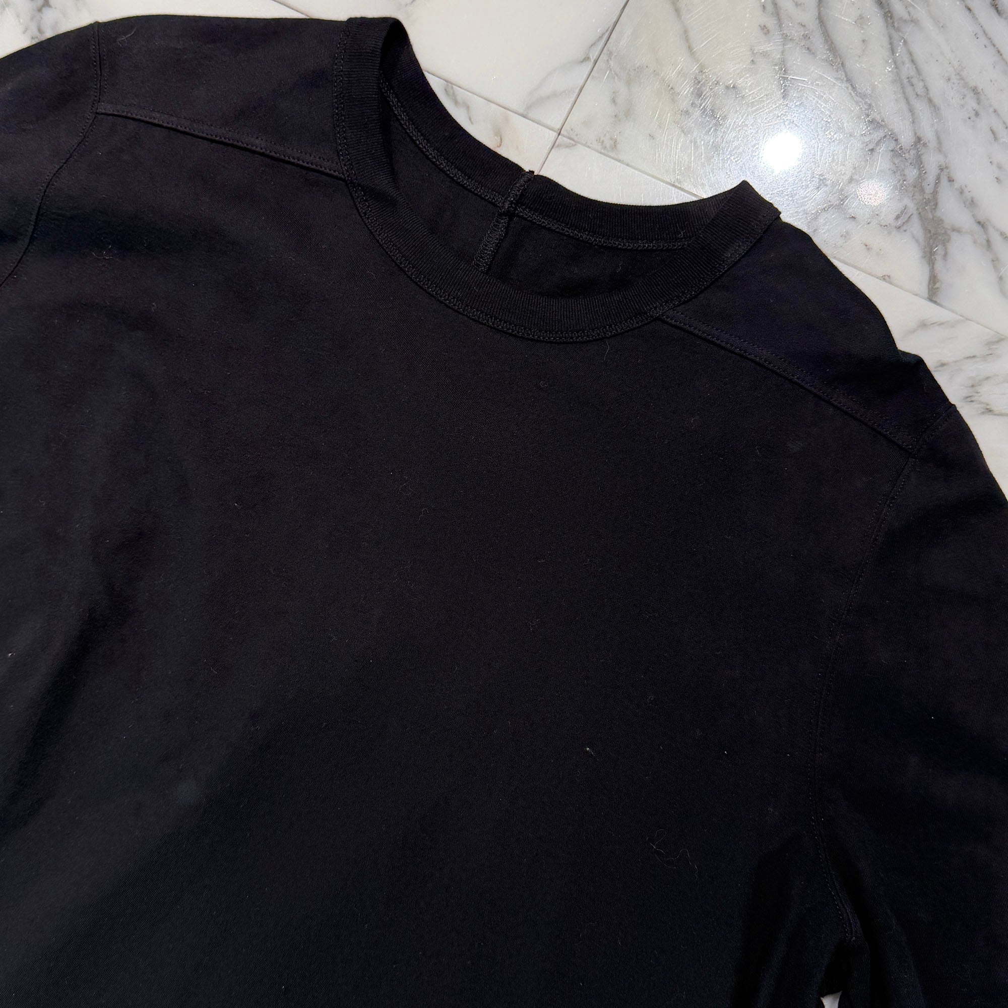 Rick Owens 2022SS Cotton Level Tee RU01B1264-JA Size XXL リックオウエンス コットン レベル Tシャツ サイズXXL