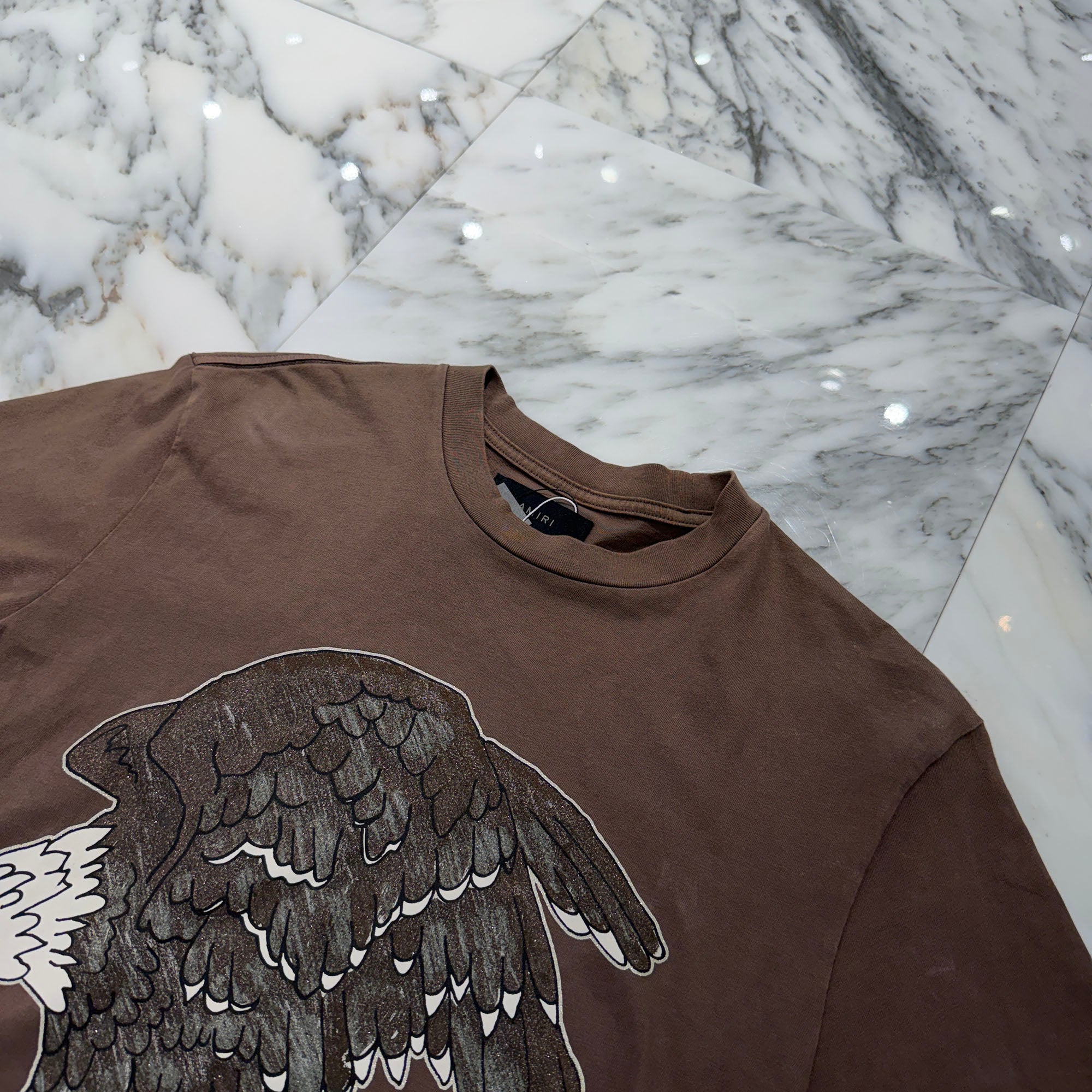 AMIRI 2021SS Front Eagle Print Tee SRPS24MJG006SMRBC09 Size S アミリ フロントイーグルプリントTシャツ サイズS