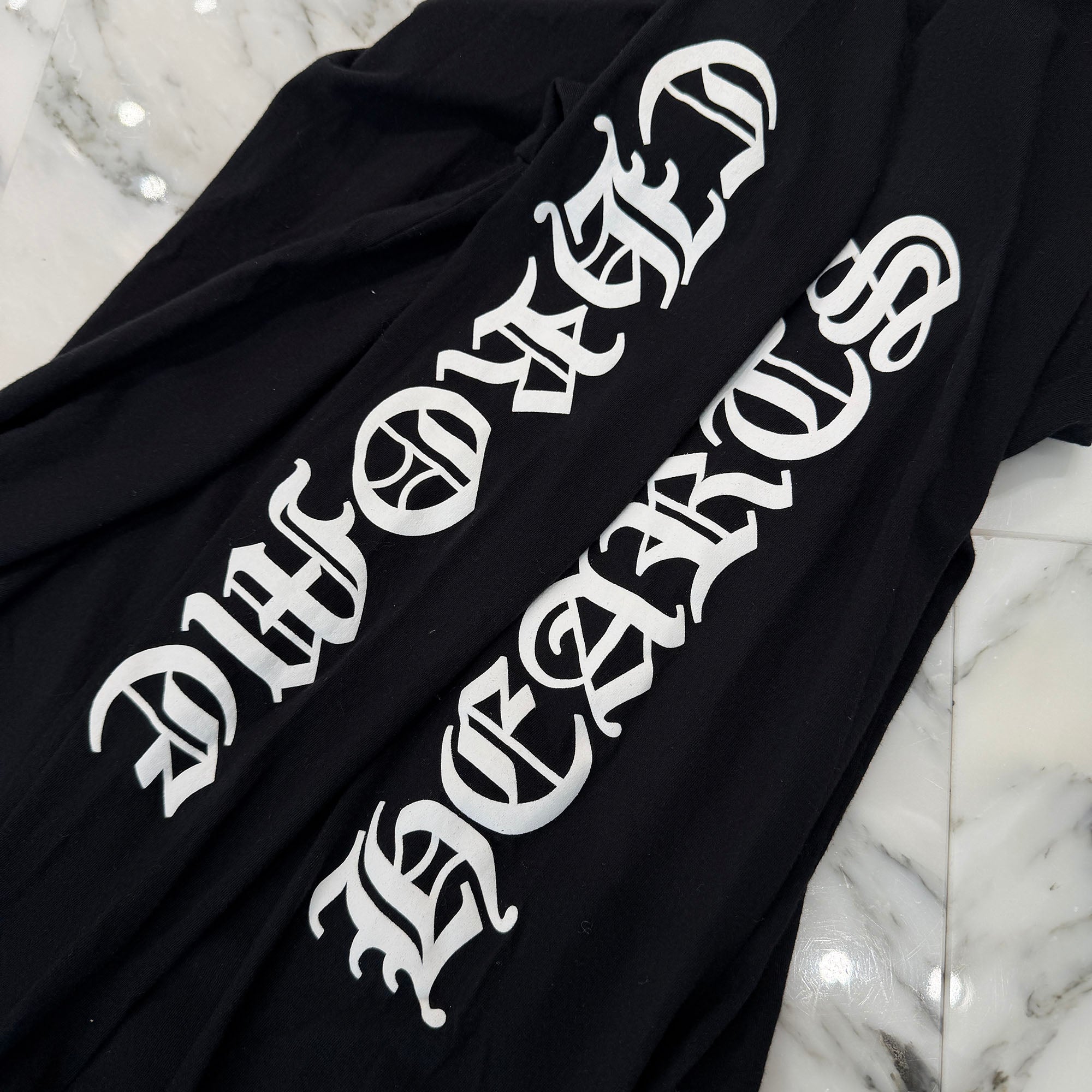 CHROME HEARTS Neck Logo Long Sleeve Tee Size M クロムハーツ ネックロゴ ロングスリーブ Tシャツ サイズM