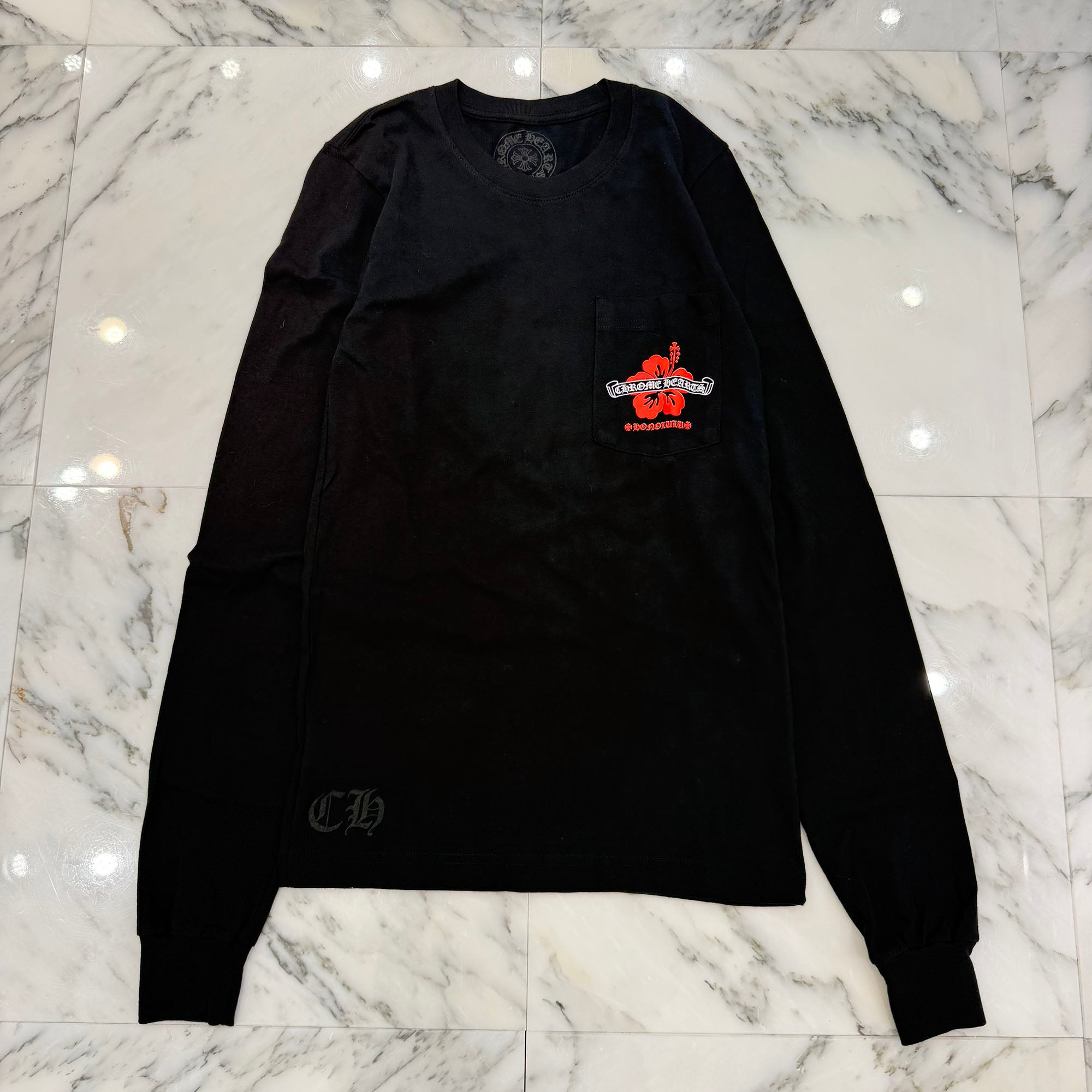 CHROME HEARTS Honolulu Limited Back Scroll Logo Long Sleeve Tee Size XS クロムハーツ ホノルル限定 バックスクロールロゴ ロングスリーブTシャツ サイズXS