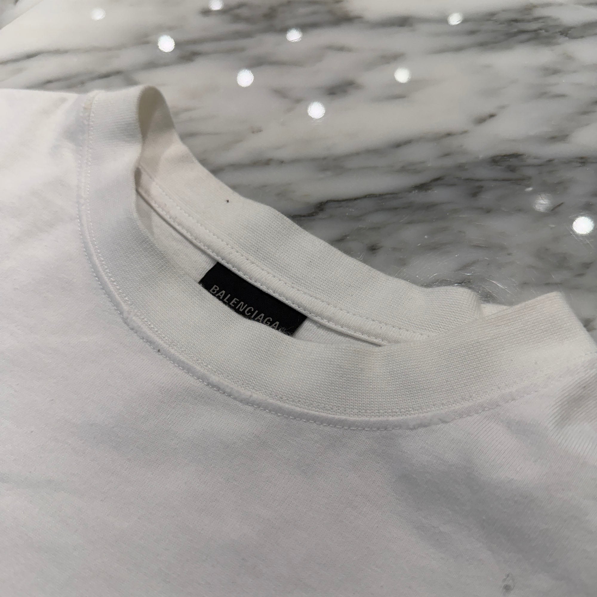 BALENCIAGA 2023SS Hand Draw BB Icon Tee 612965 TNVN4 Size L バレンシアガ ハンドドローBBアイコン Tシャツ サイズL