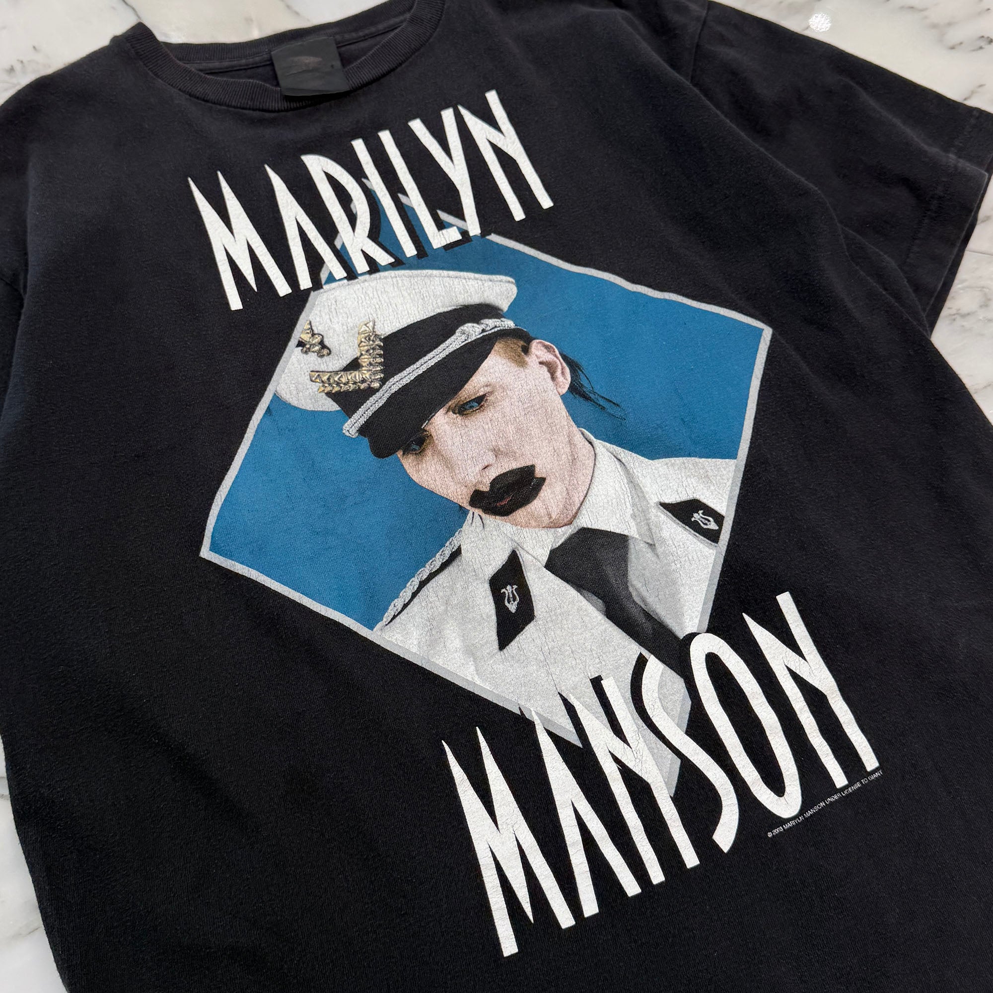 Vintage 00's Marilyn Manson "Grotesk Burlesk Tour 2003" SHOOT S/S Tee ヴィンテージ 00's マリリン・マンソン "グロテスク・バーレスク・ツアー 2003" シュート社製 Tシャツ