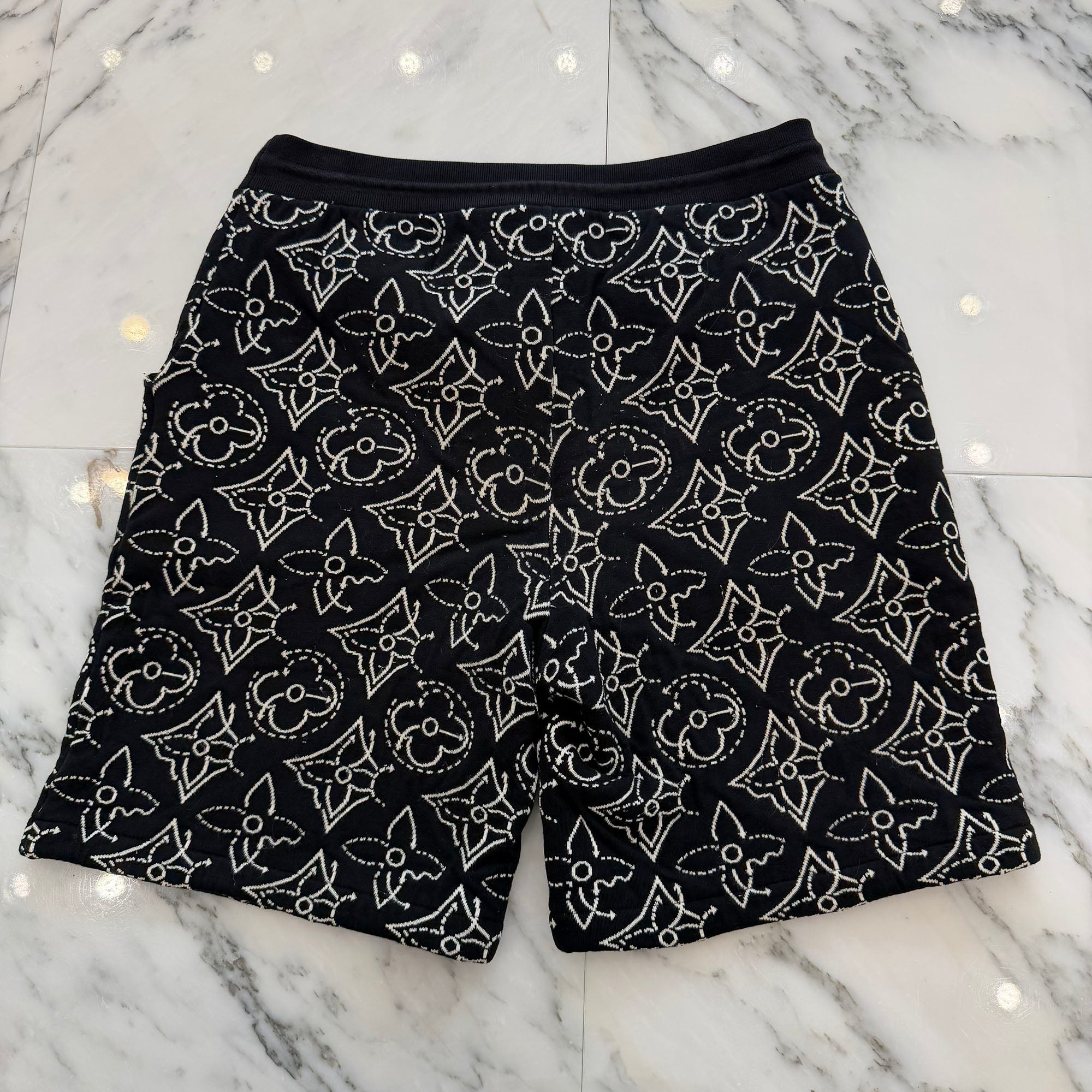 LOUIS VUITTON × NBA 2021AW Strategic Flower Quilted Shorts HLY19W