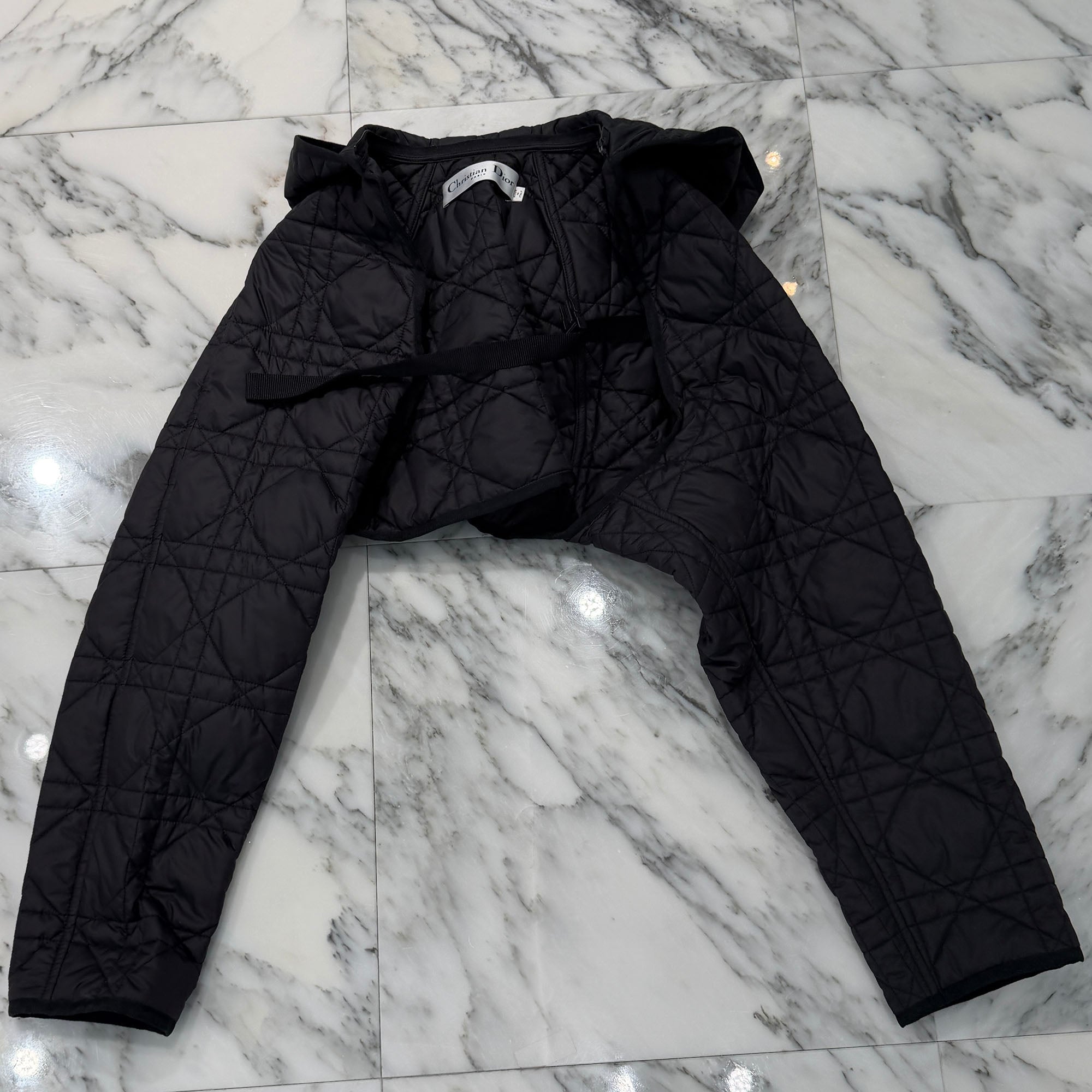 DIOR Bee Embroidery 2-in-1 Short Peacoat 341C36A3332 Size 38 ディオール ビー刺繍 2-in-1 ショートピーコート サイズ38